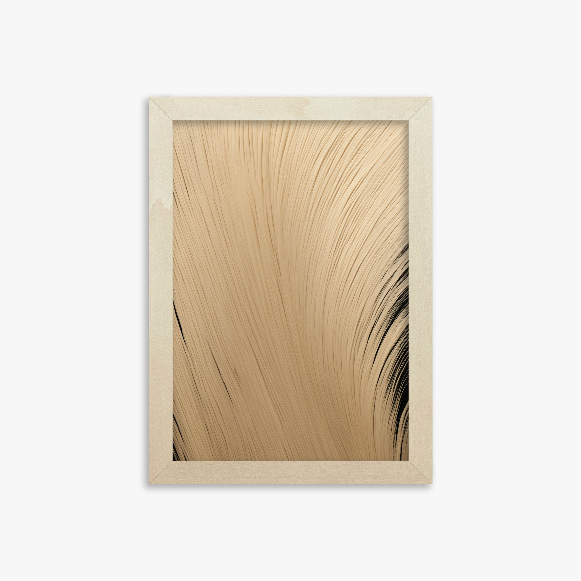 Velvet Brush, 21x30cm Framed Poster With Lime Wood Frame