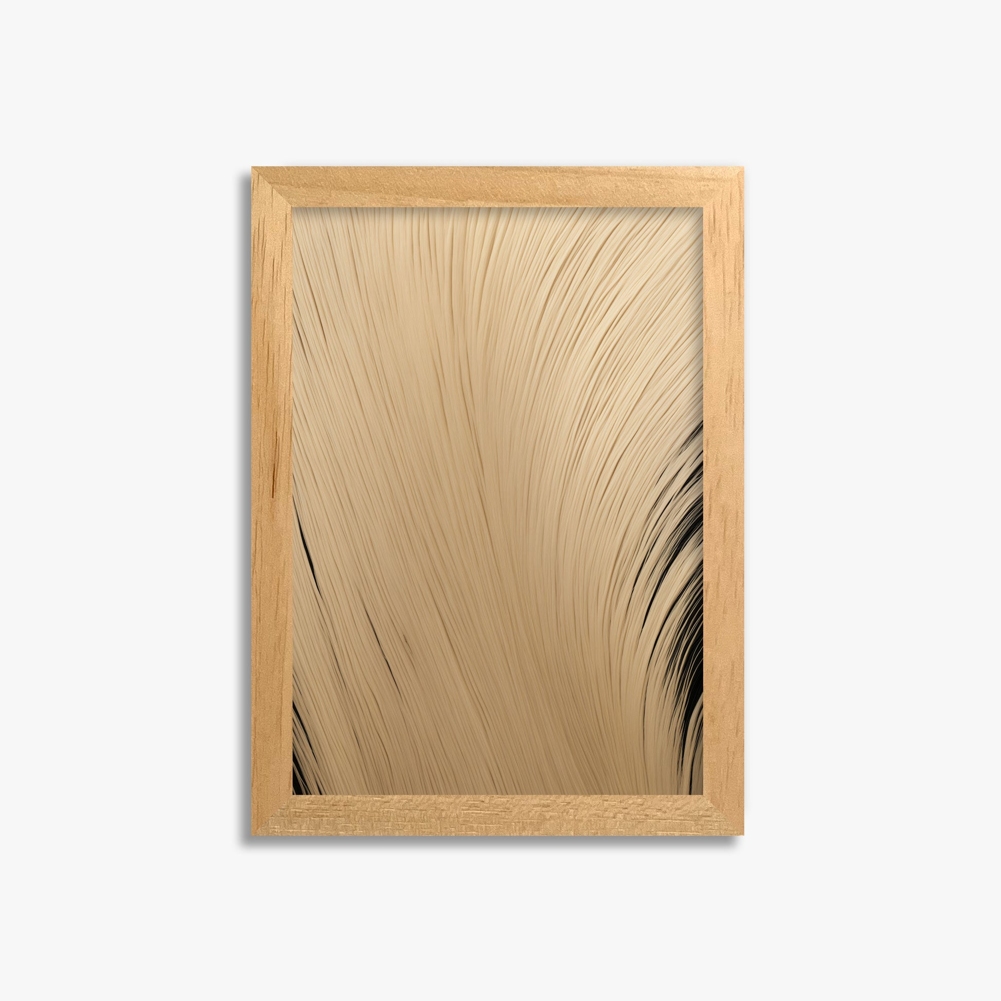 Velvet Brush, 21x30cm Framed Poster With Oak Frame