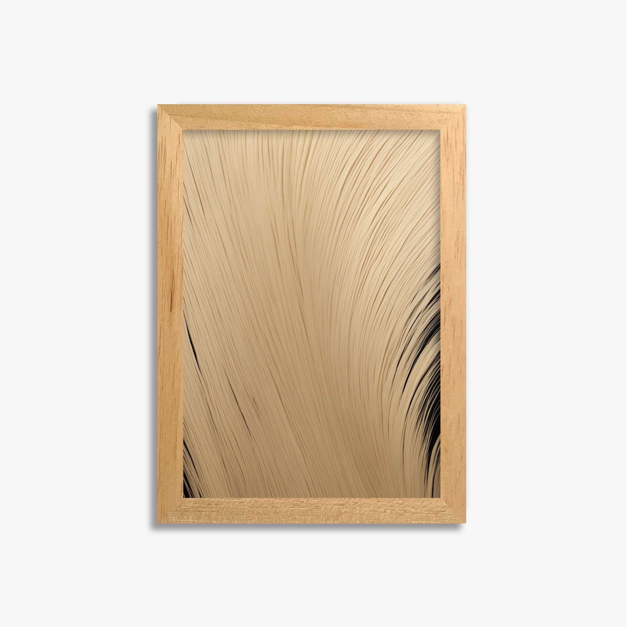 Velvet Brush, 21x30cm Framed Poster With Oak Frame