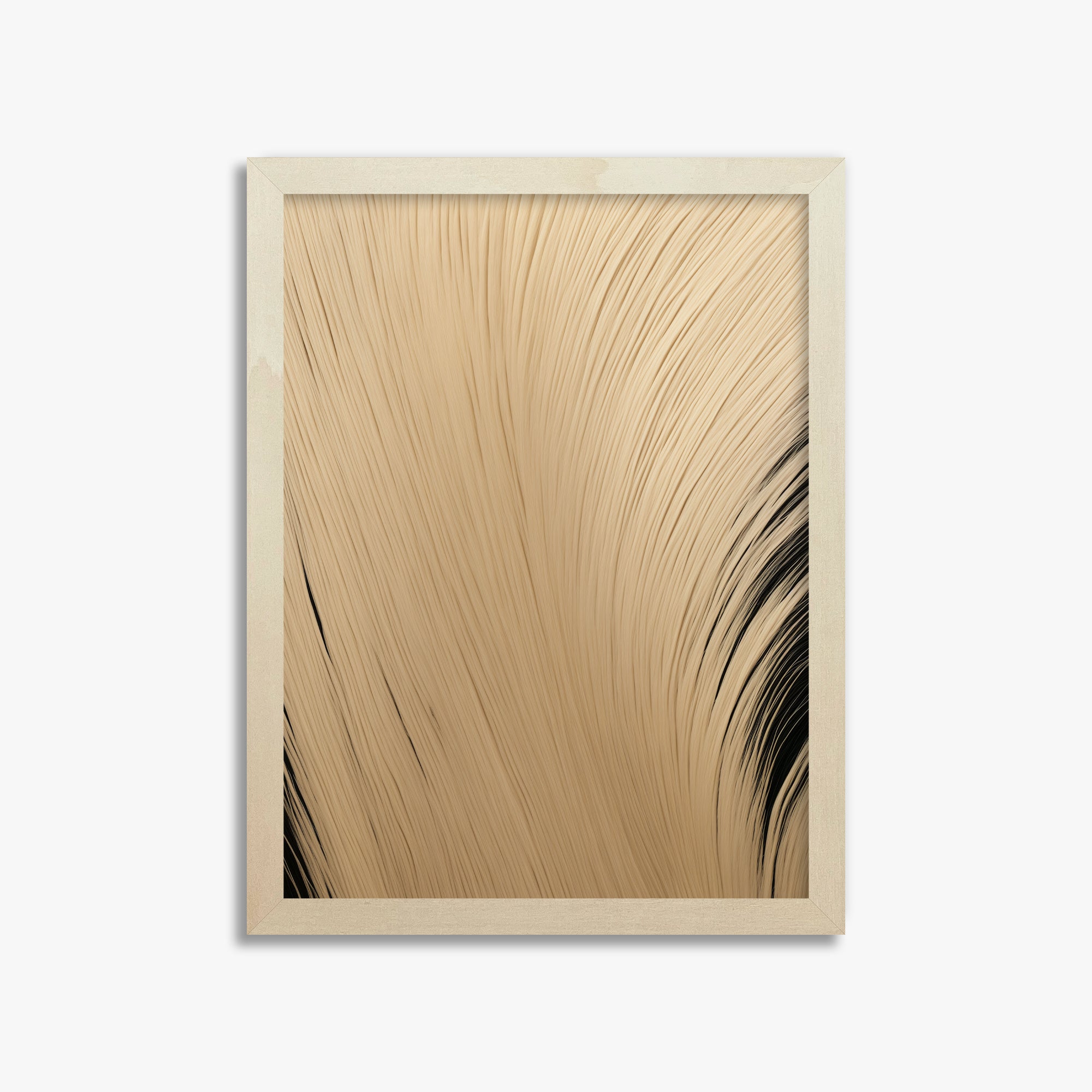 Velvet Brush, 30x40cm Framed Poster With Lime Wood Frame