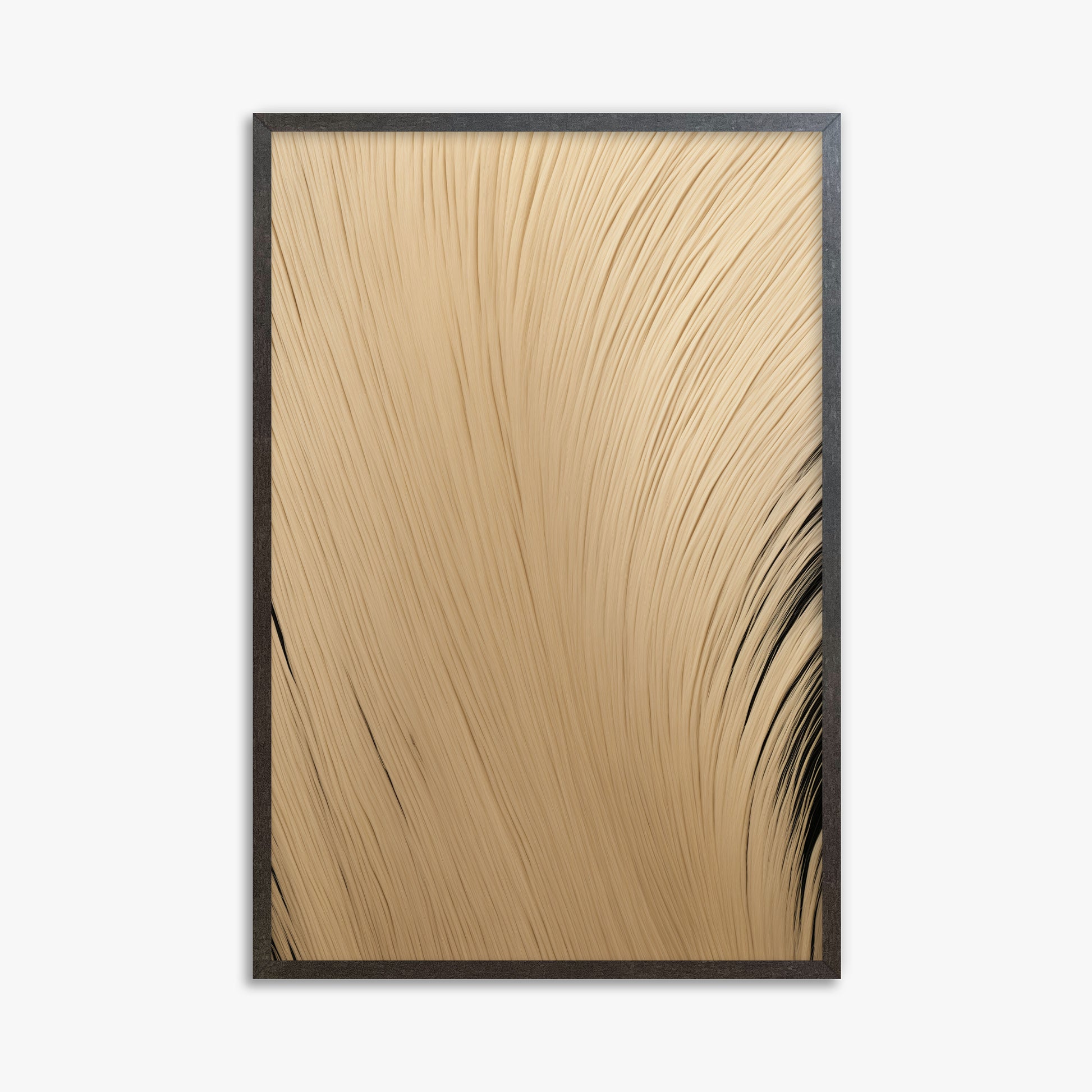 Velvet Brush, 61x91cm Framed Poster With Espresso Frame