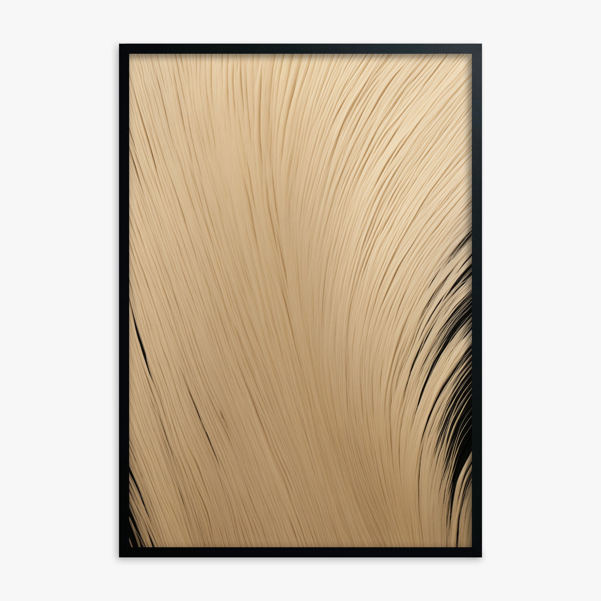 Velvet Brush, Black Framed Poster With Black Frame