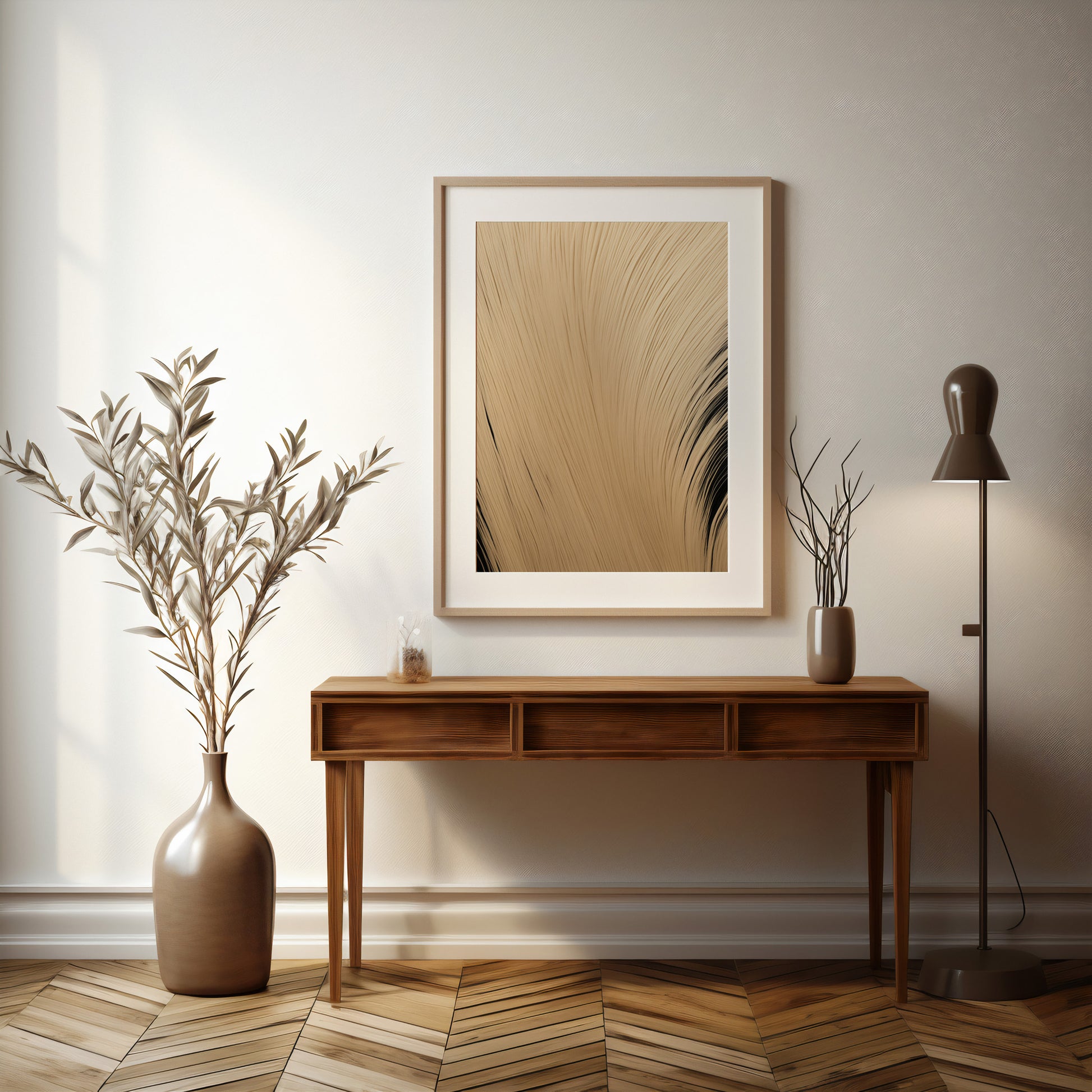 Design Concept No. 37 for Velvet Brush Modern Poster Art