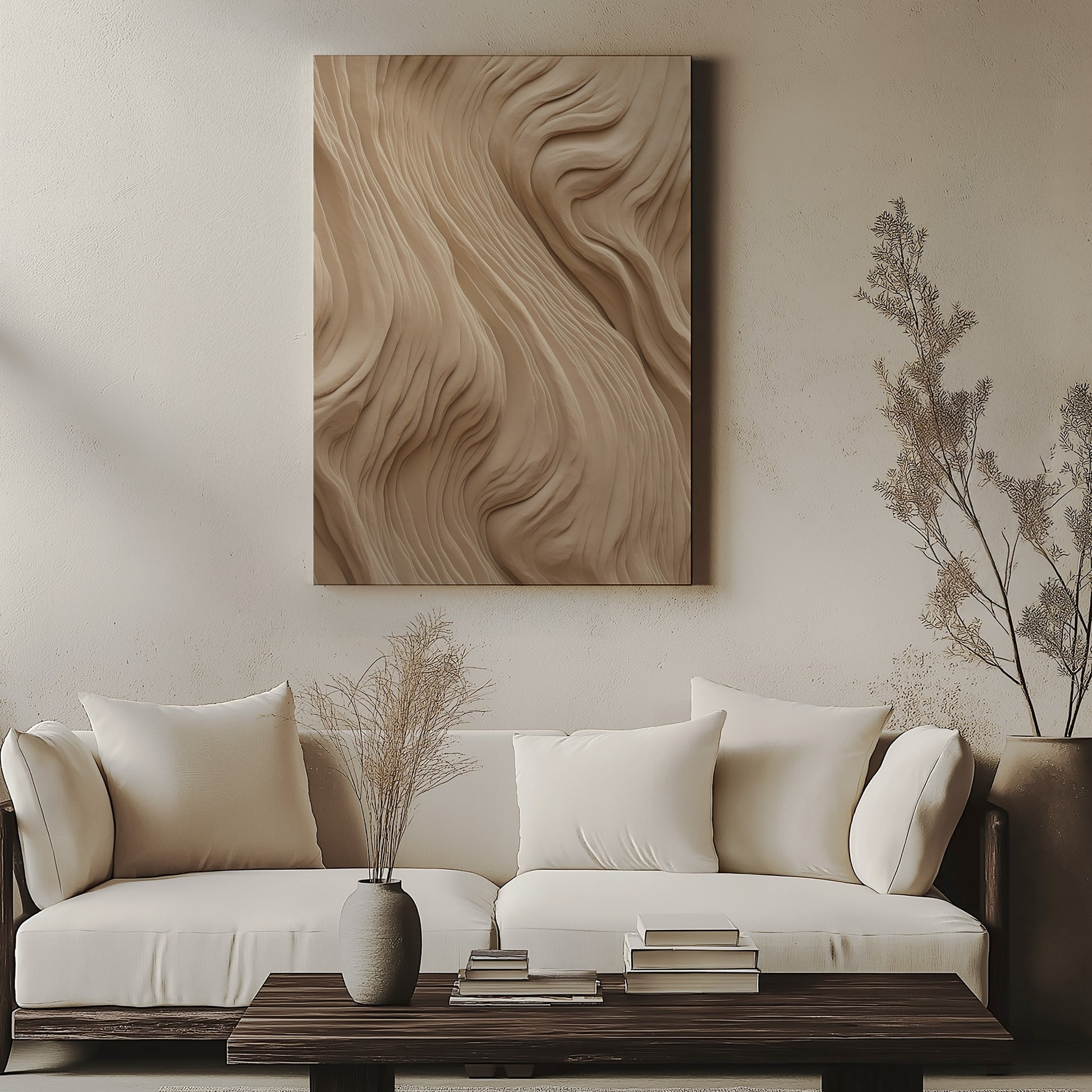 Design Concept No. 57 for Sand Sculpt Modern Satin Canvas Poster Art