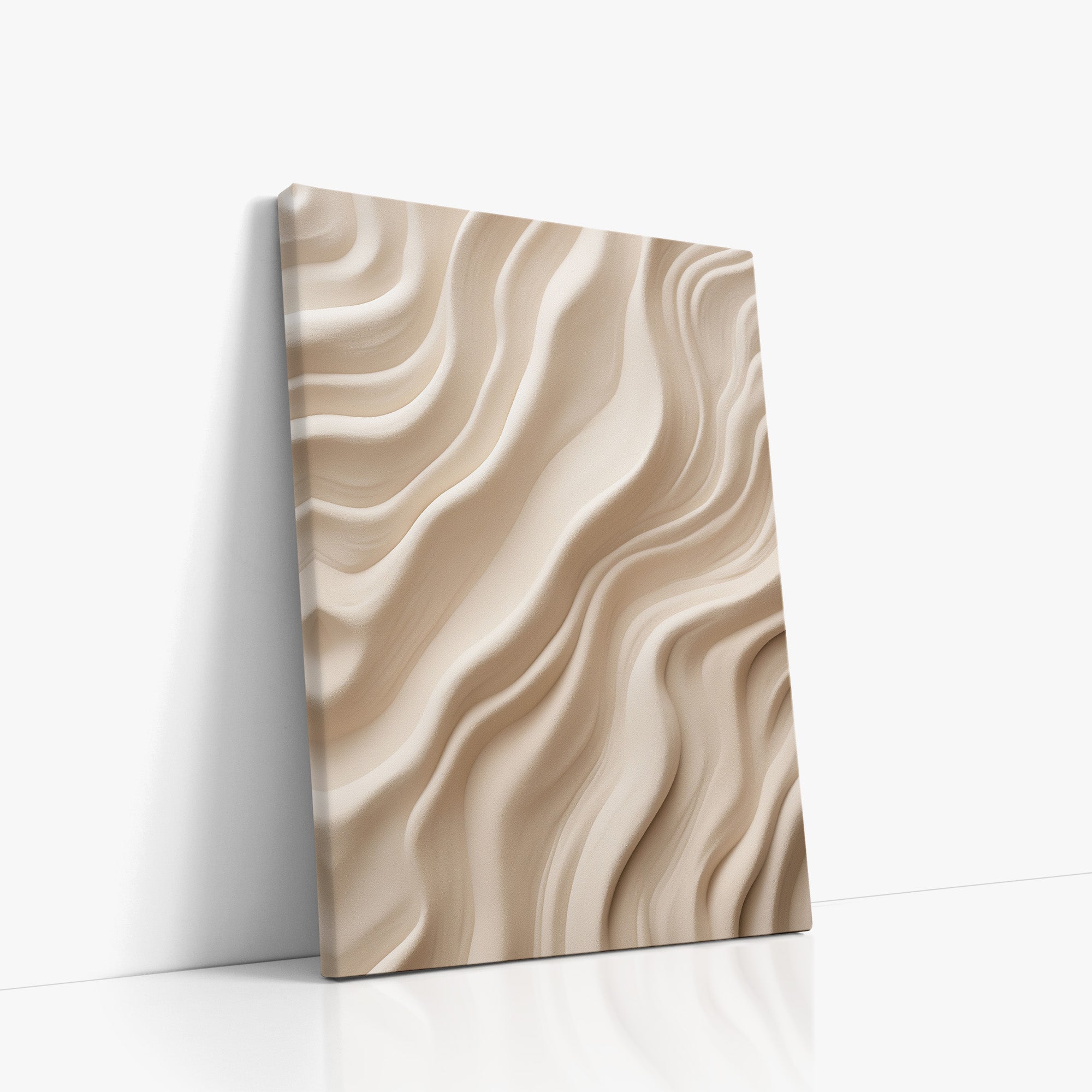 Ivory Silk Waves