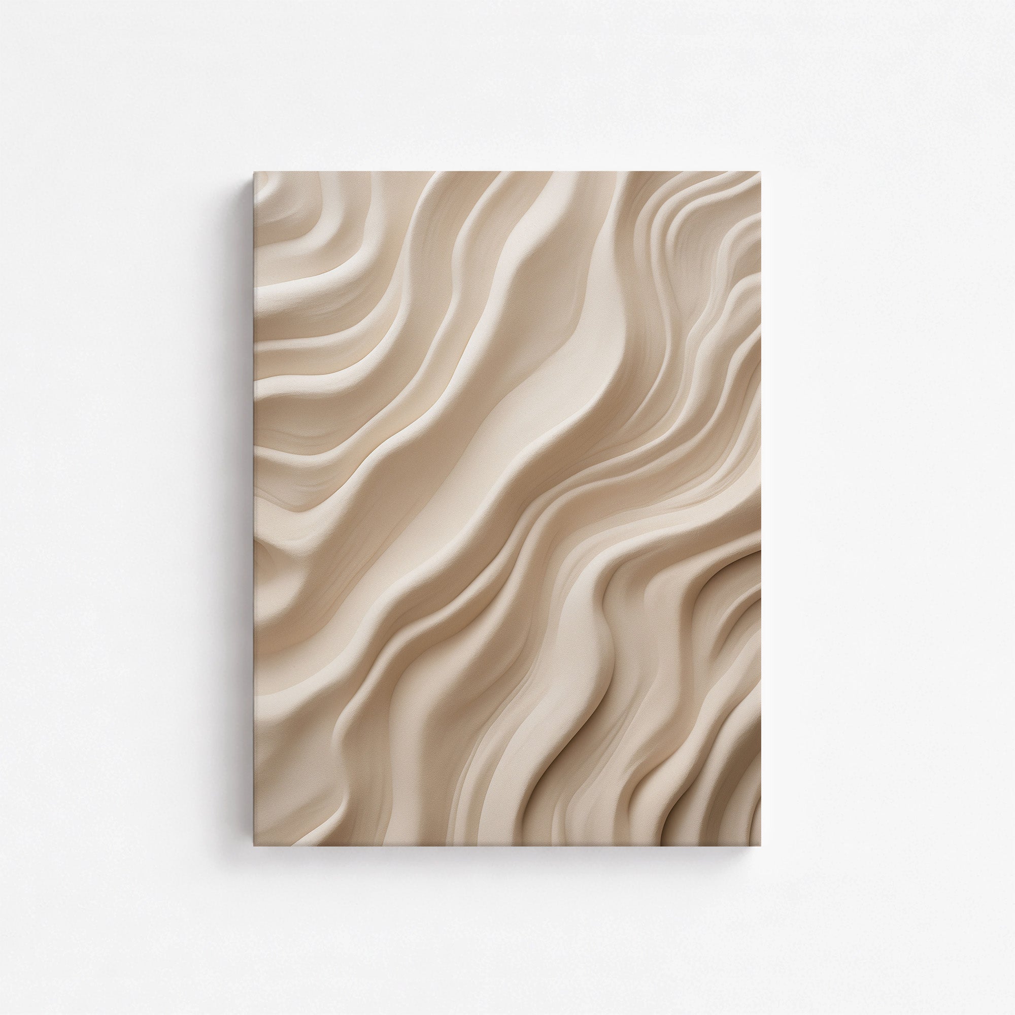Ivory Silk Waves