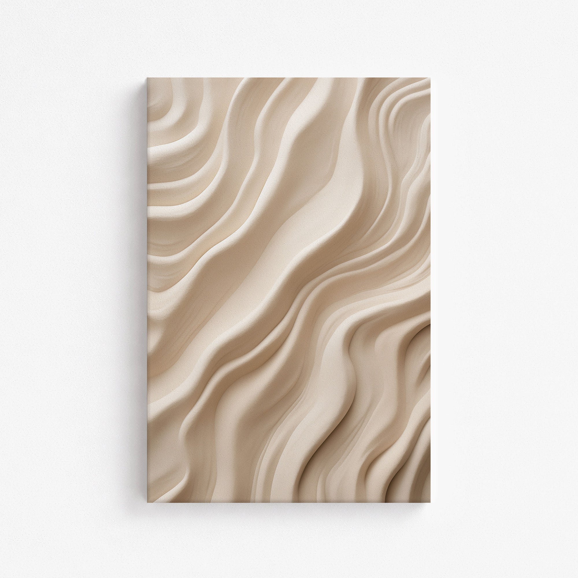 Ivory Silk Waves