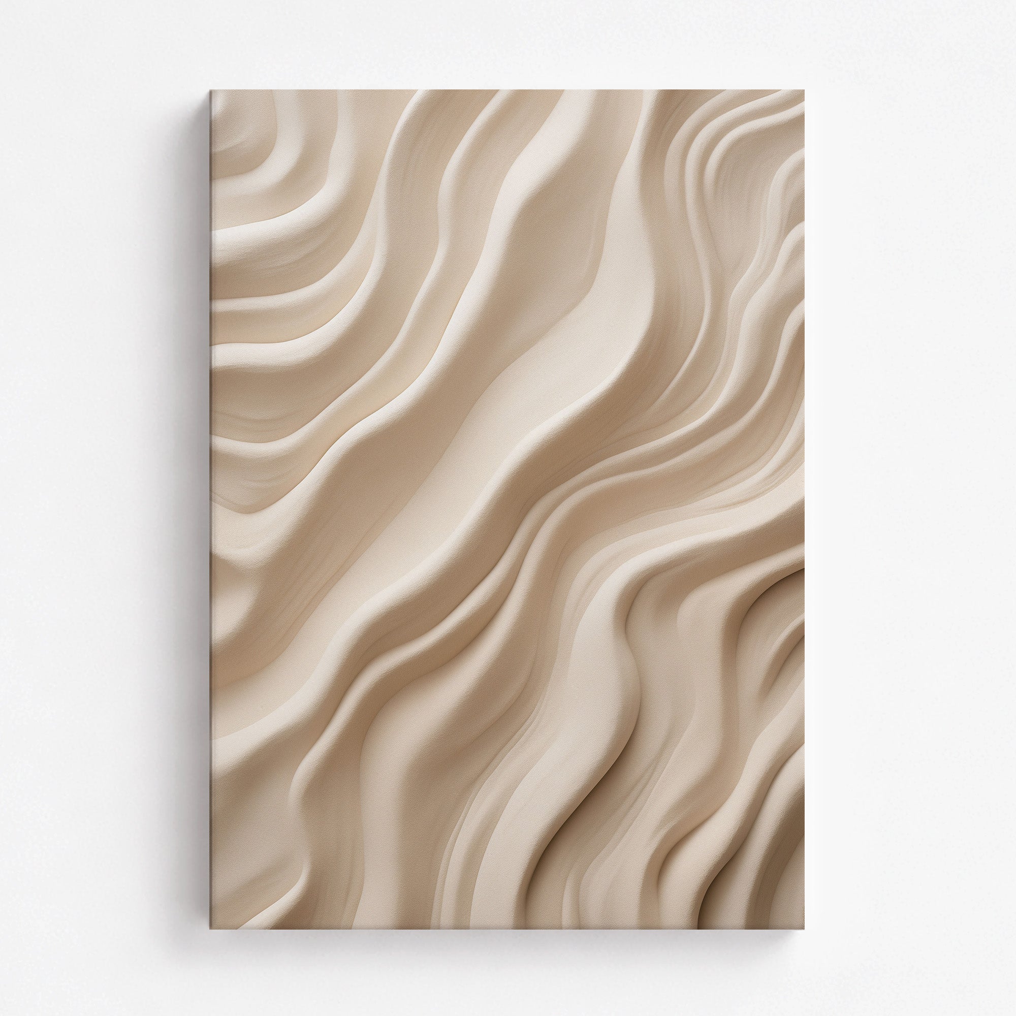 Ivory Silk Waves