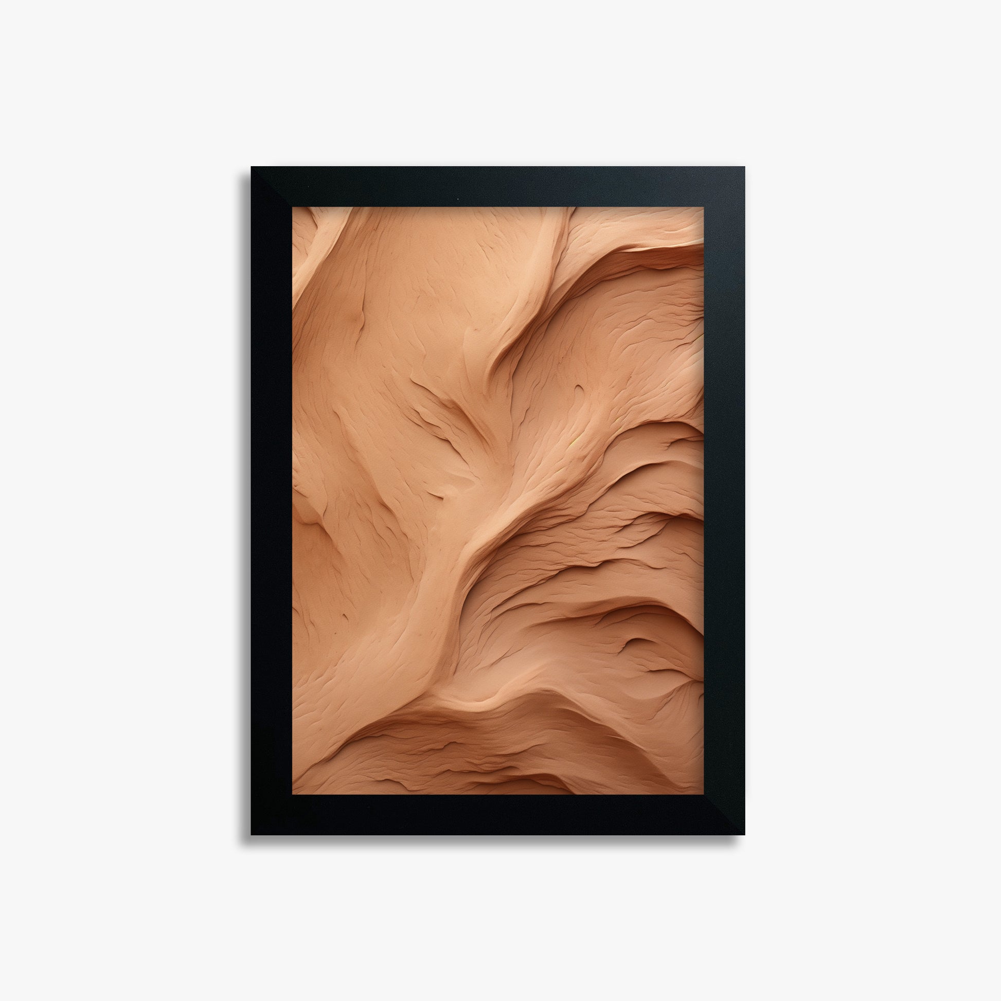 Clay Currents, 21x30cm Framed Poster With Black Frame