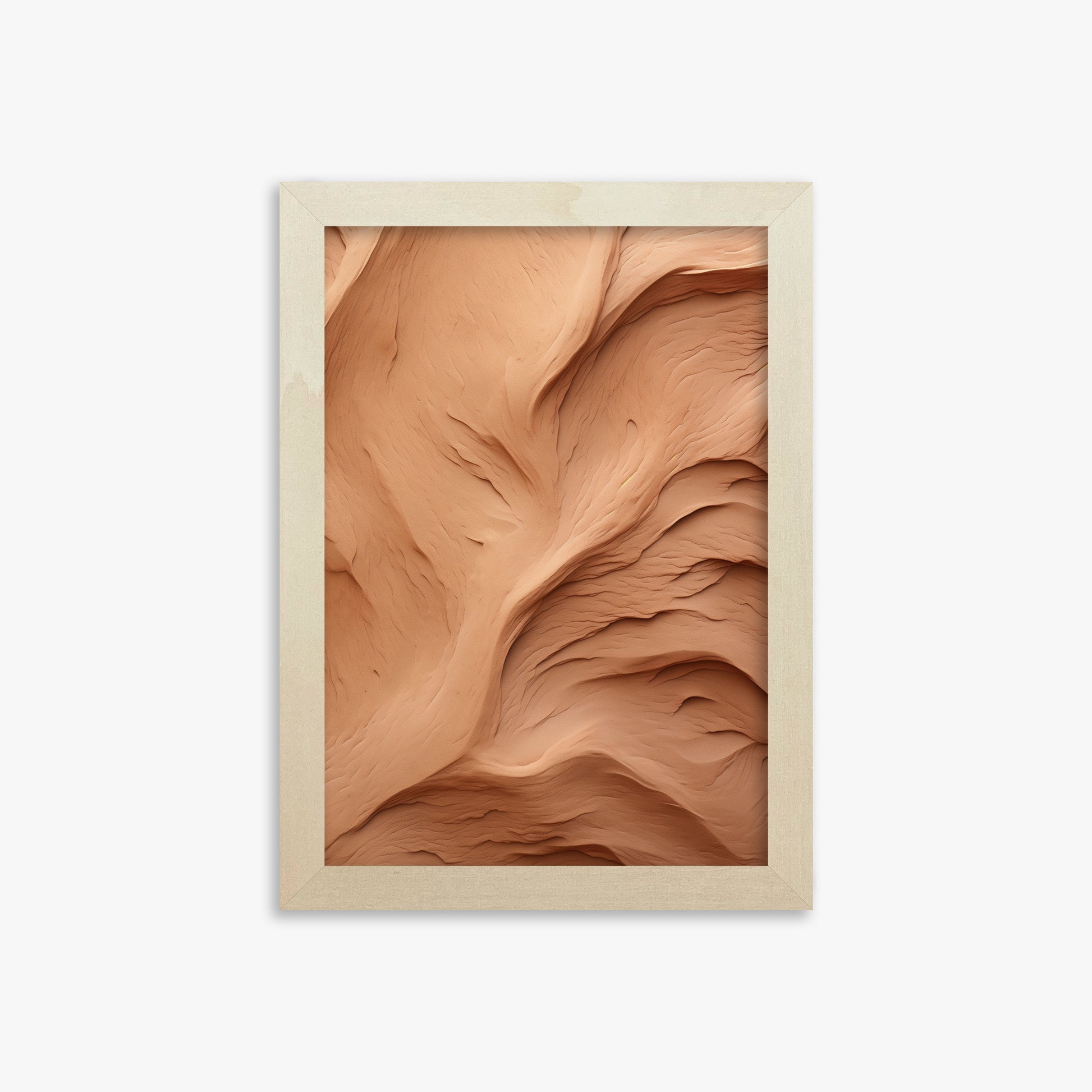 Clay Currents, 21x30cm Framed Poster With Lime Wood Frame