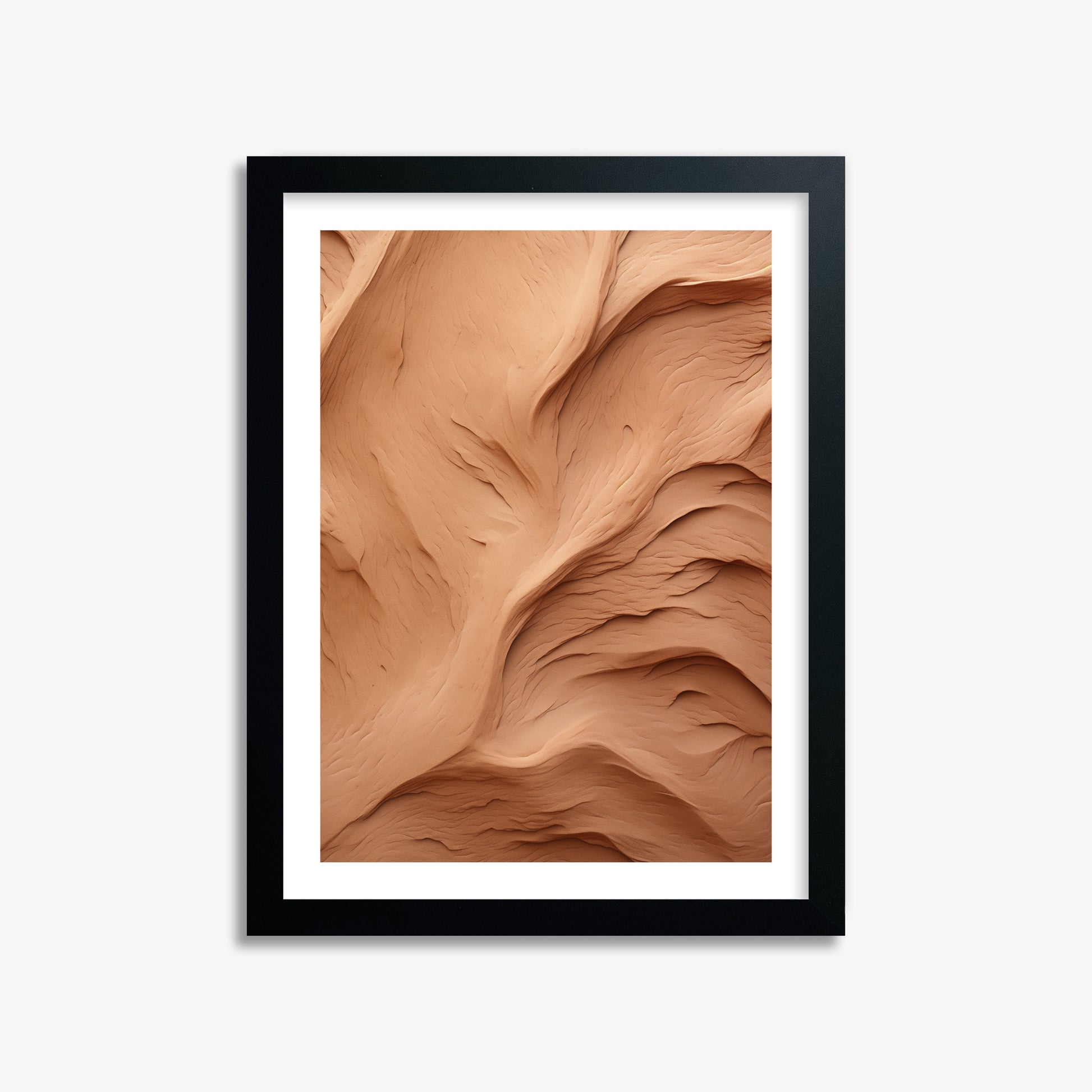 Clay Currents, 30x40cm Framed Poster With Black Frame