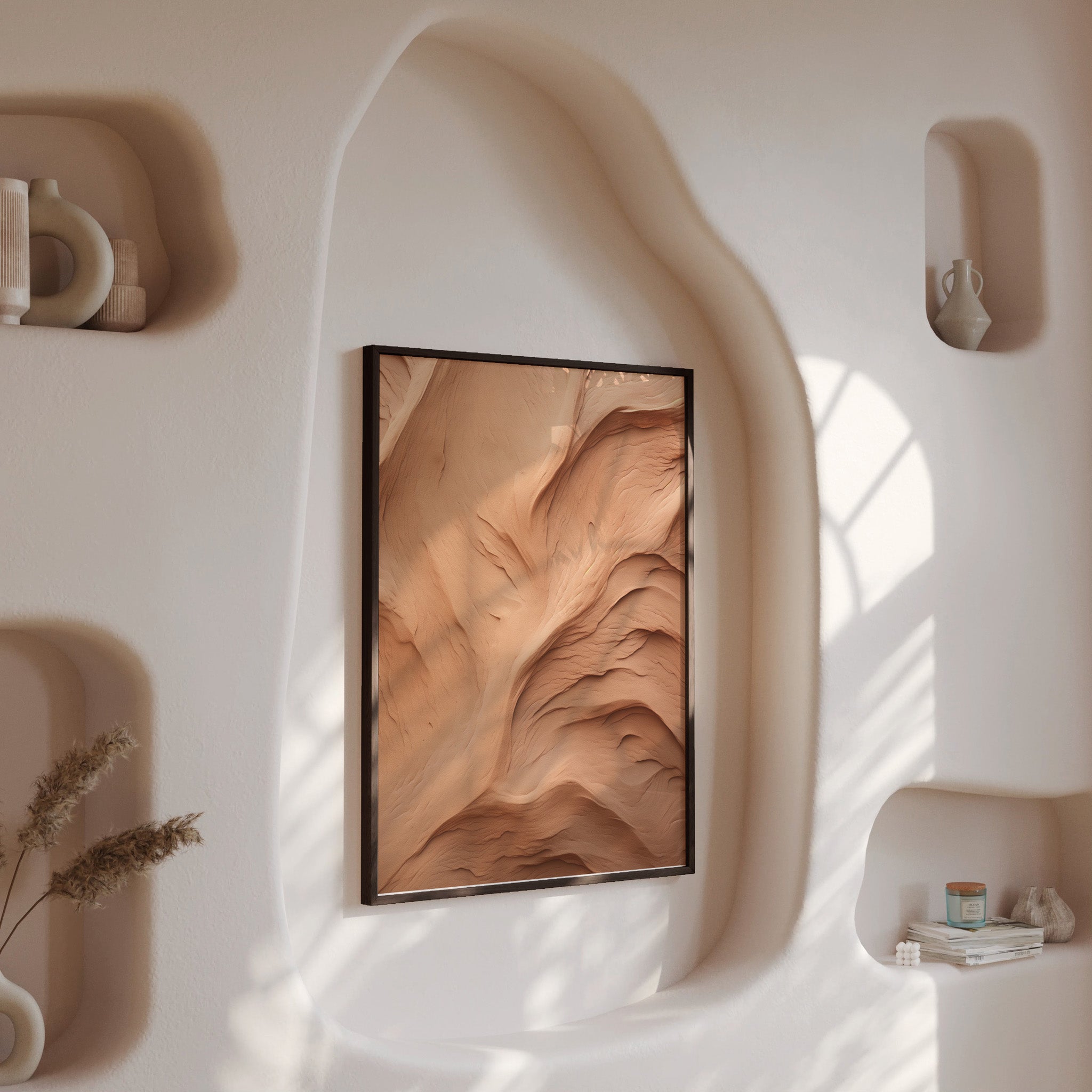 Design Concept No. 13 for Clay Currents Modern Poster Art