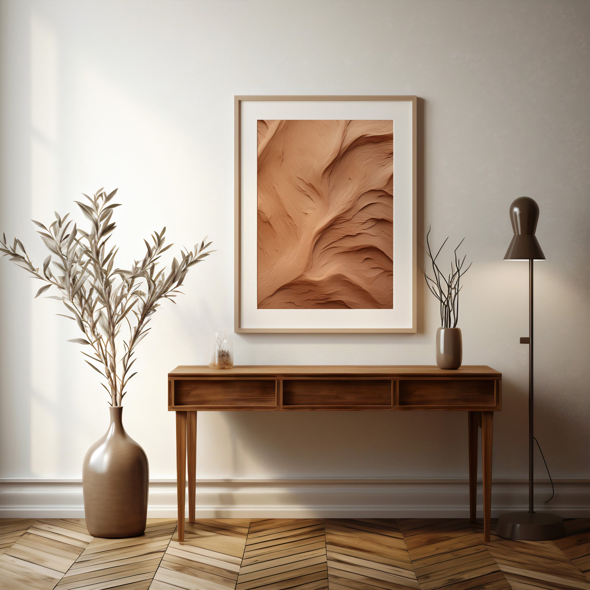 Design Concept No. 37 for Clay Currents Modern Poster Art