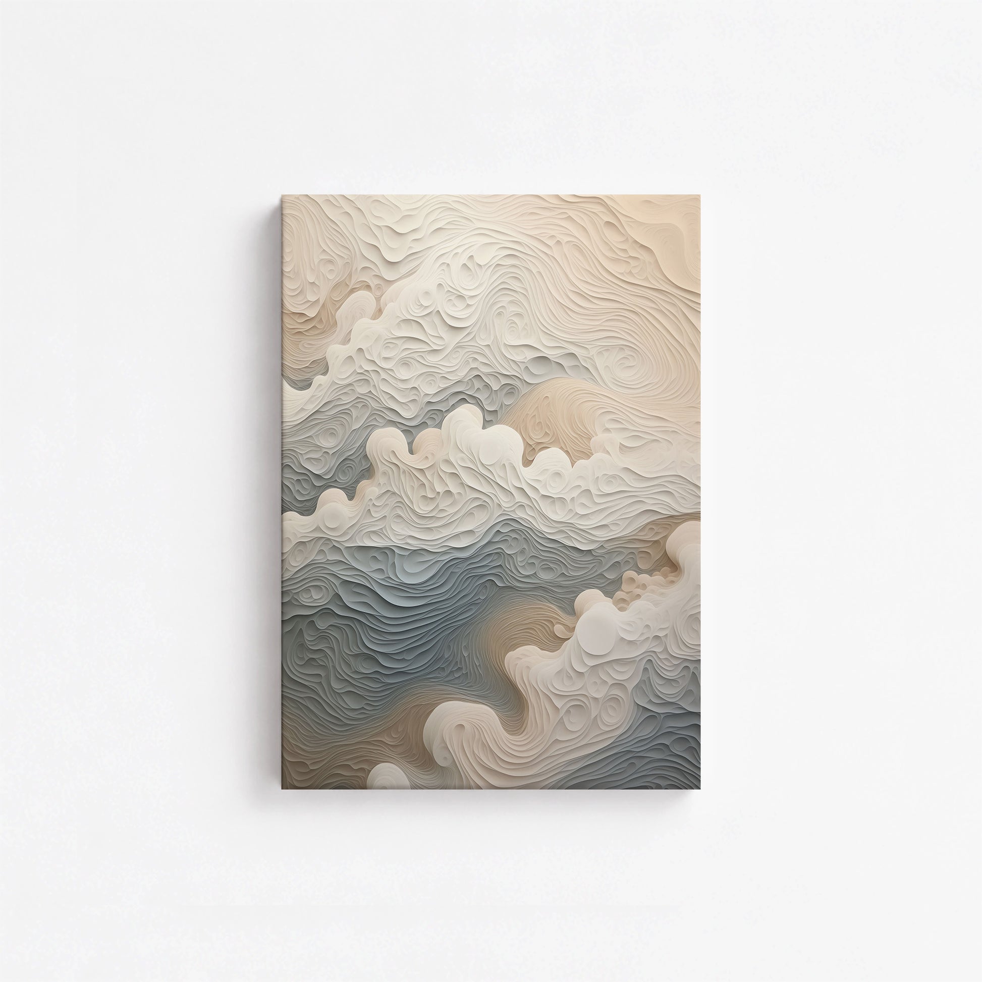 Cloud Canyon, 21x30cm Satin Canvas Poster