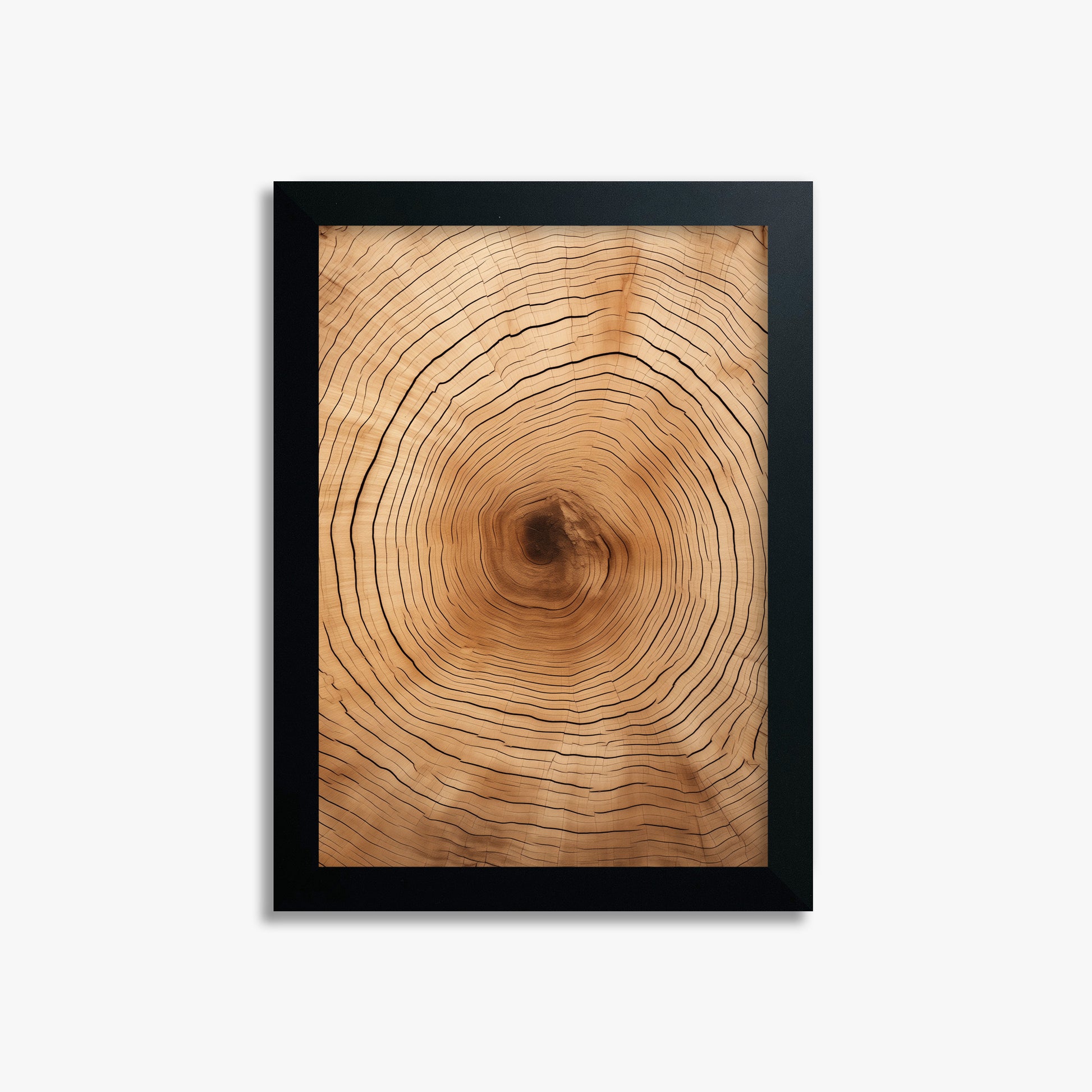 Time Rings, 21x30cm Framed Poster With Black Frame