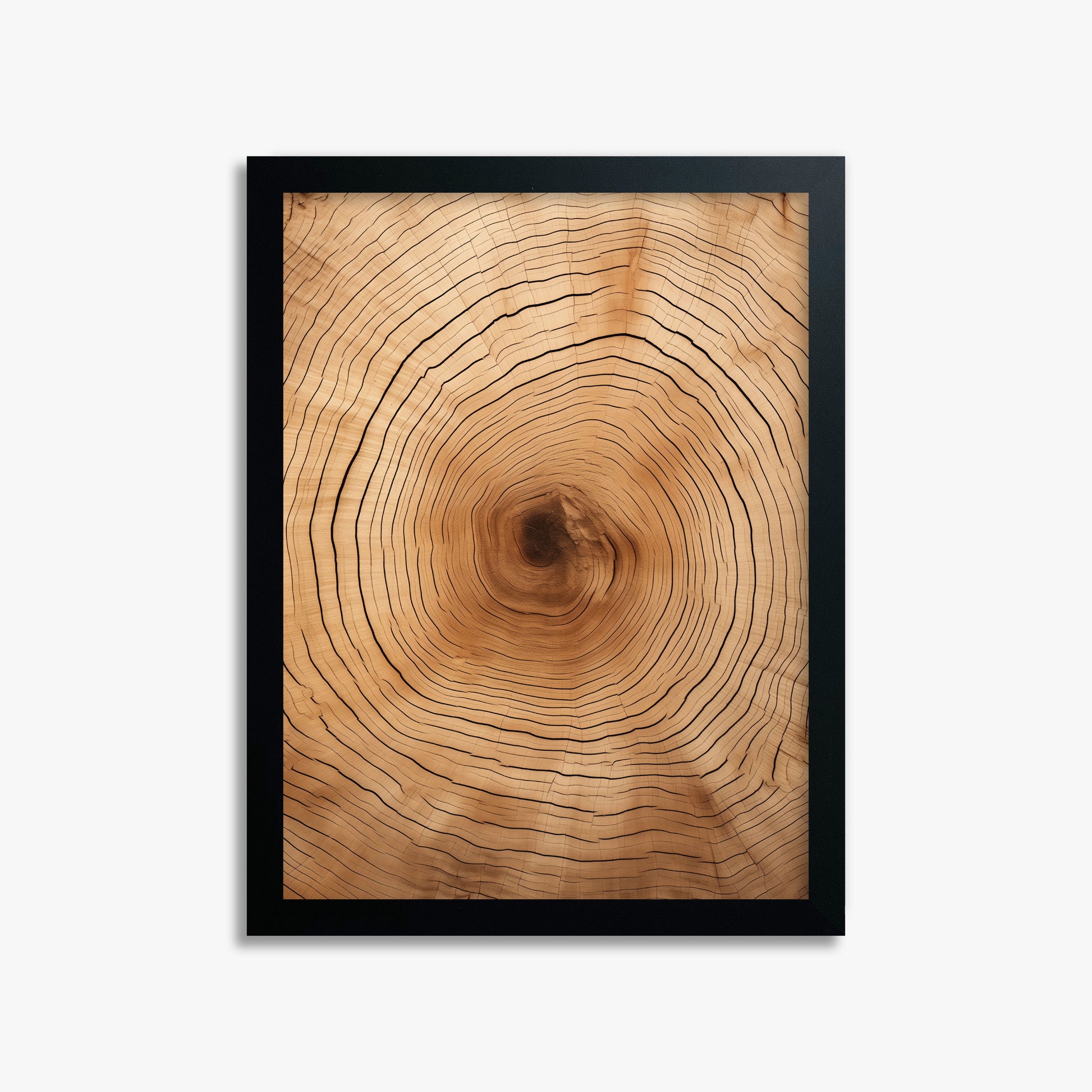 Time Rings, 30x40cm Framed Poster With Black Frame