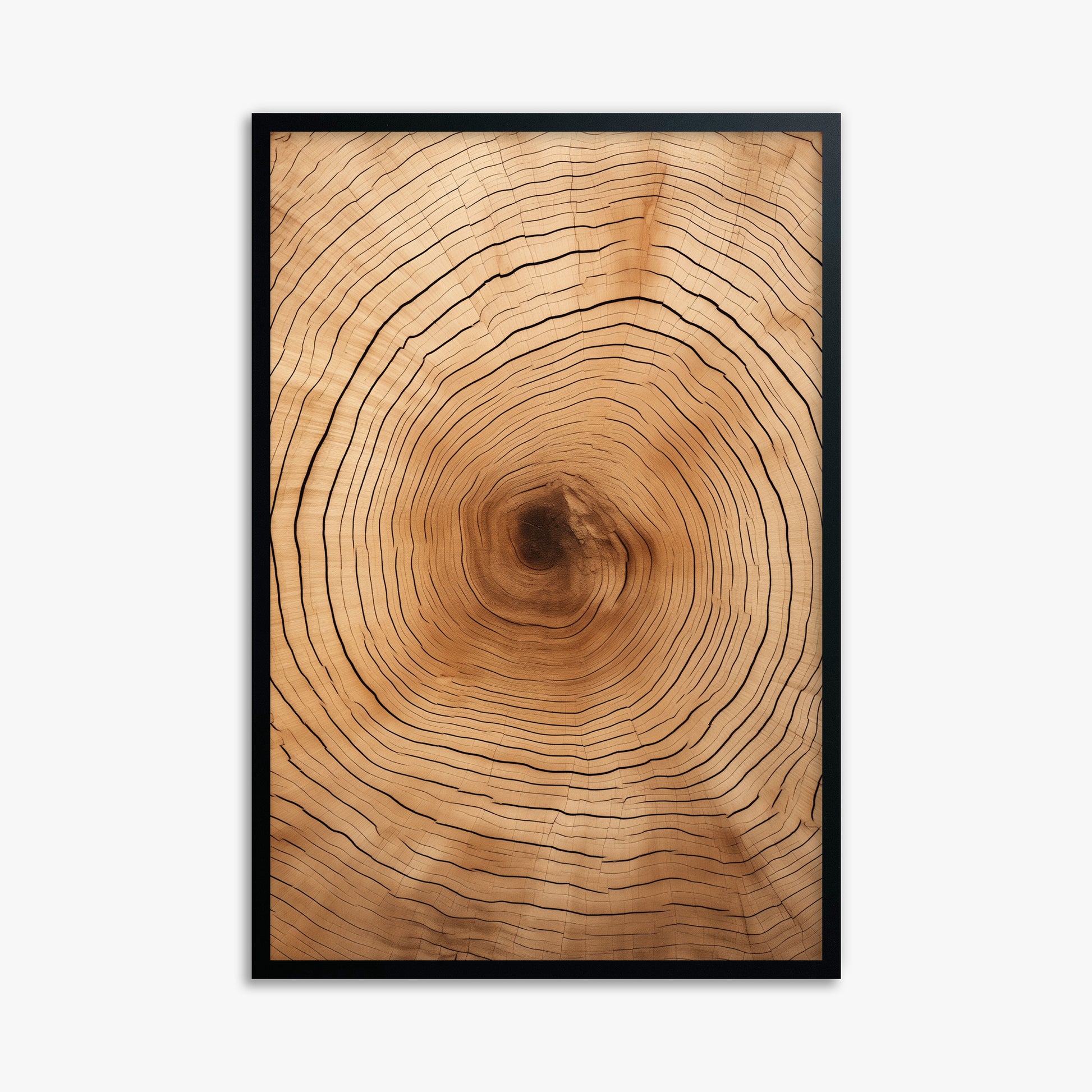 Time Rings, 61x91cm Framed Poster With Black Frame