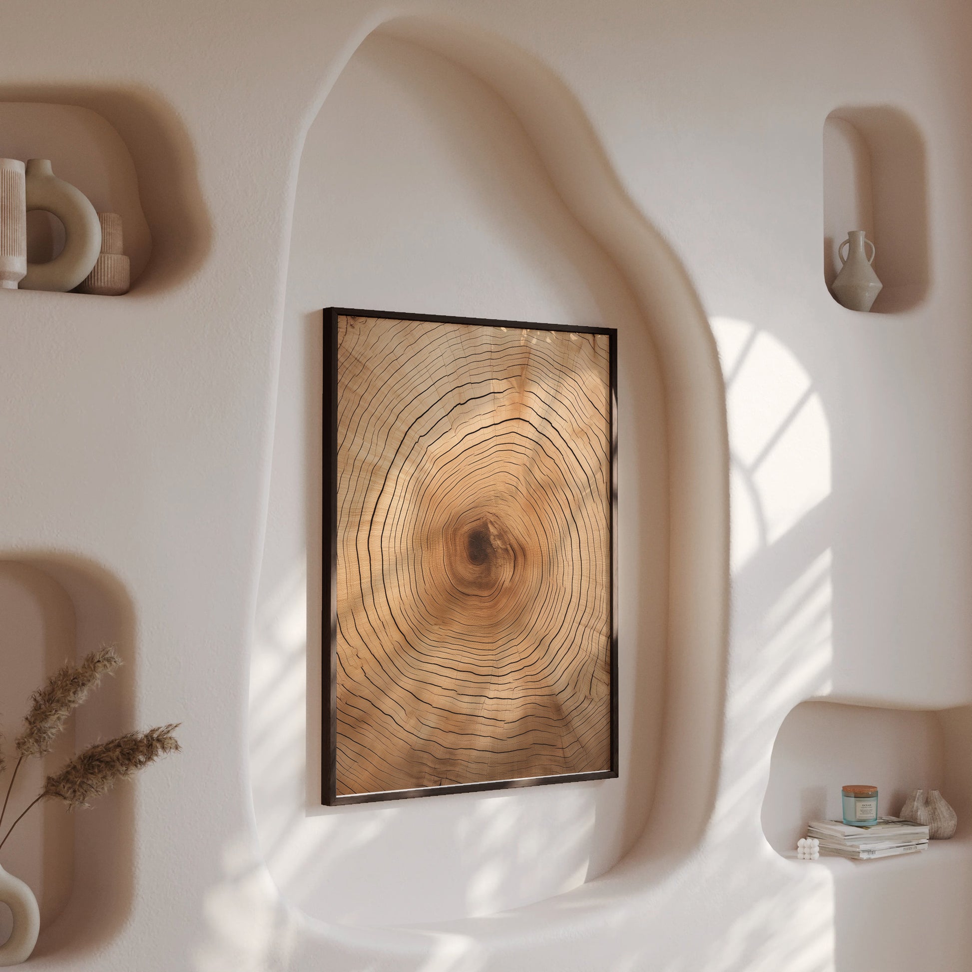 Design Concept No. 13 for Time Rings Modern Poster Art