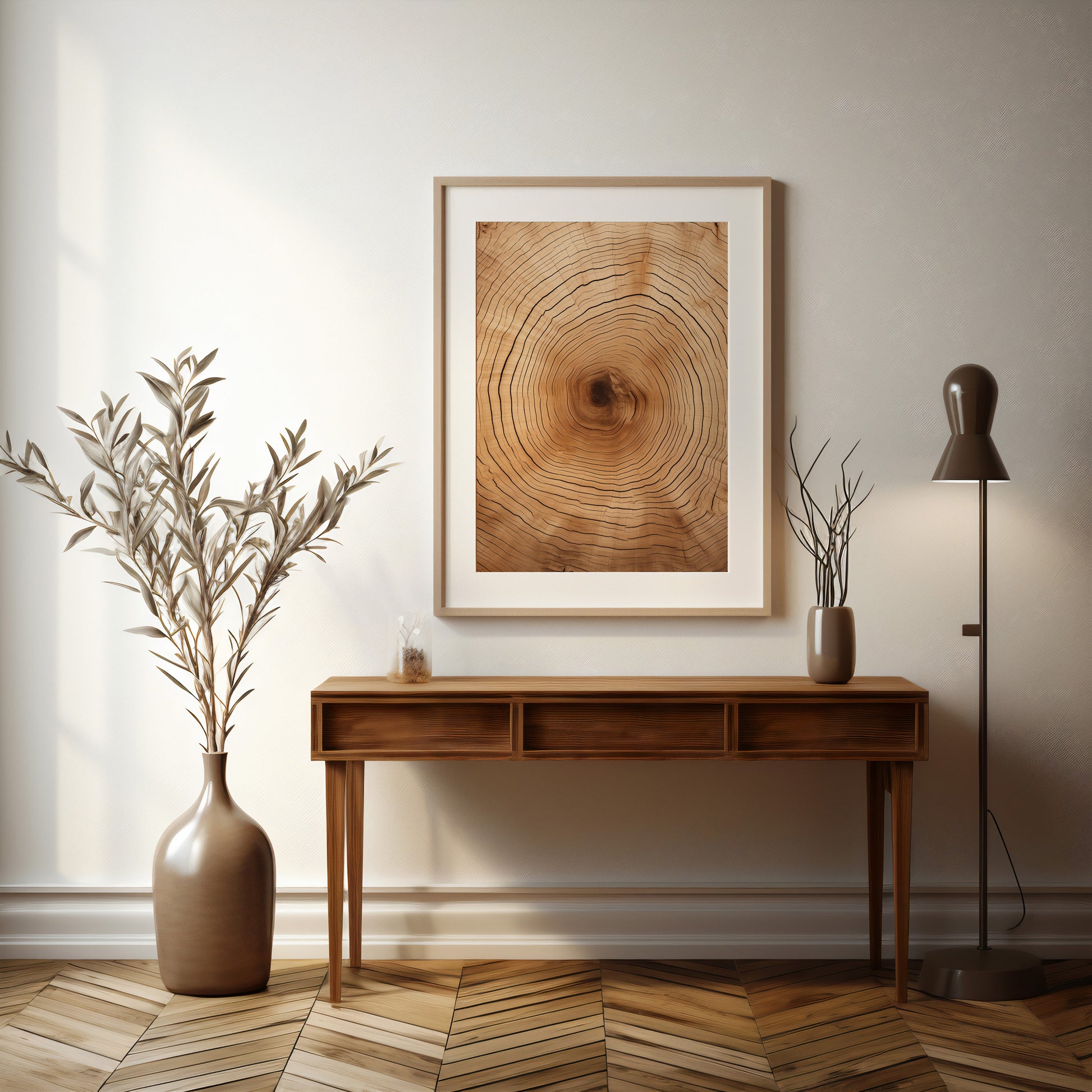 Design Concept No. 37 for Time Rings Modern Poster Art