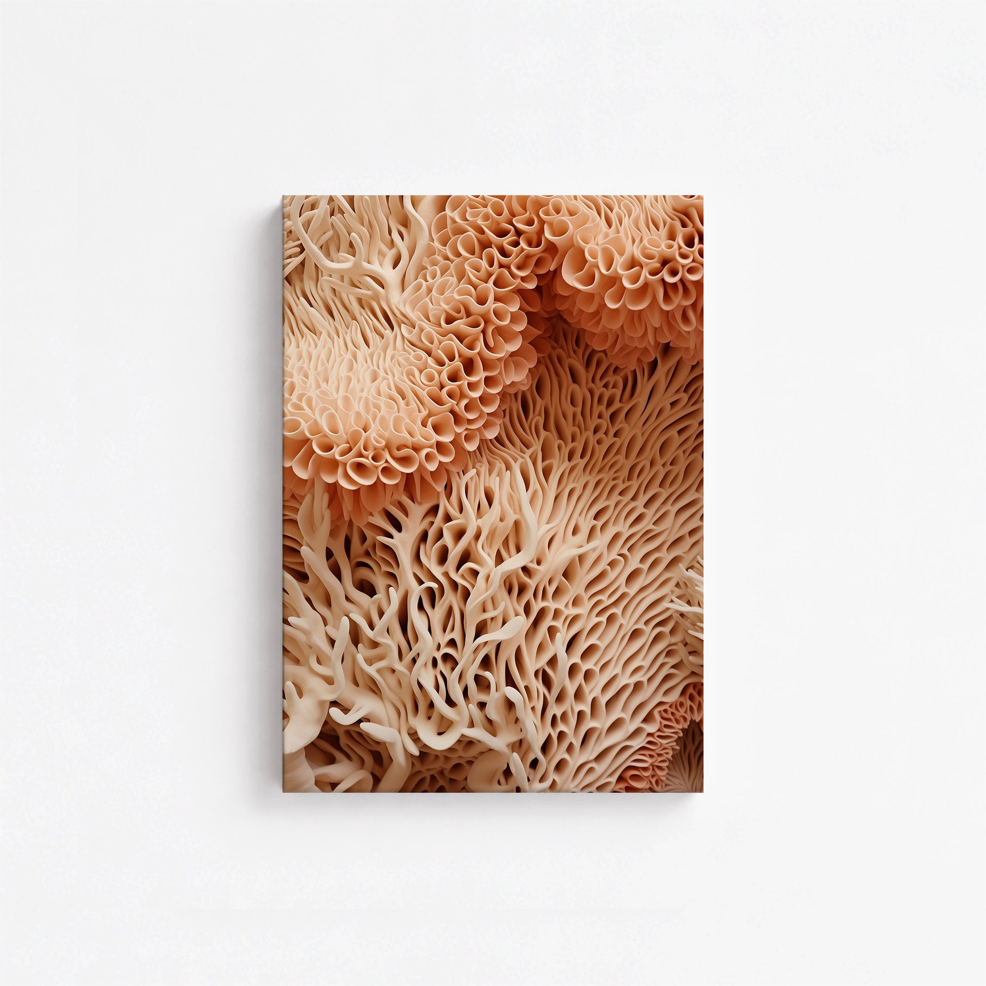 Coral Forest Symphony, 21x30cm Satin Canvas Poster