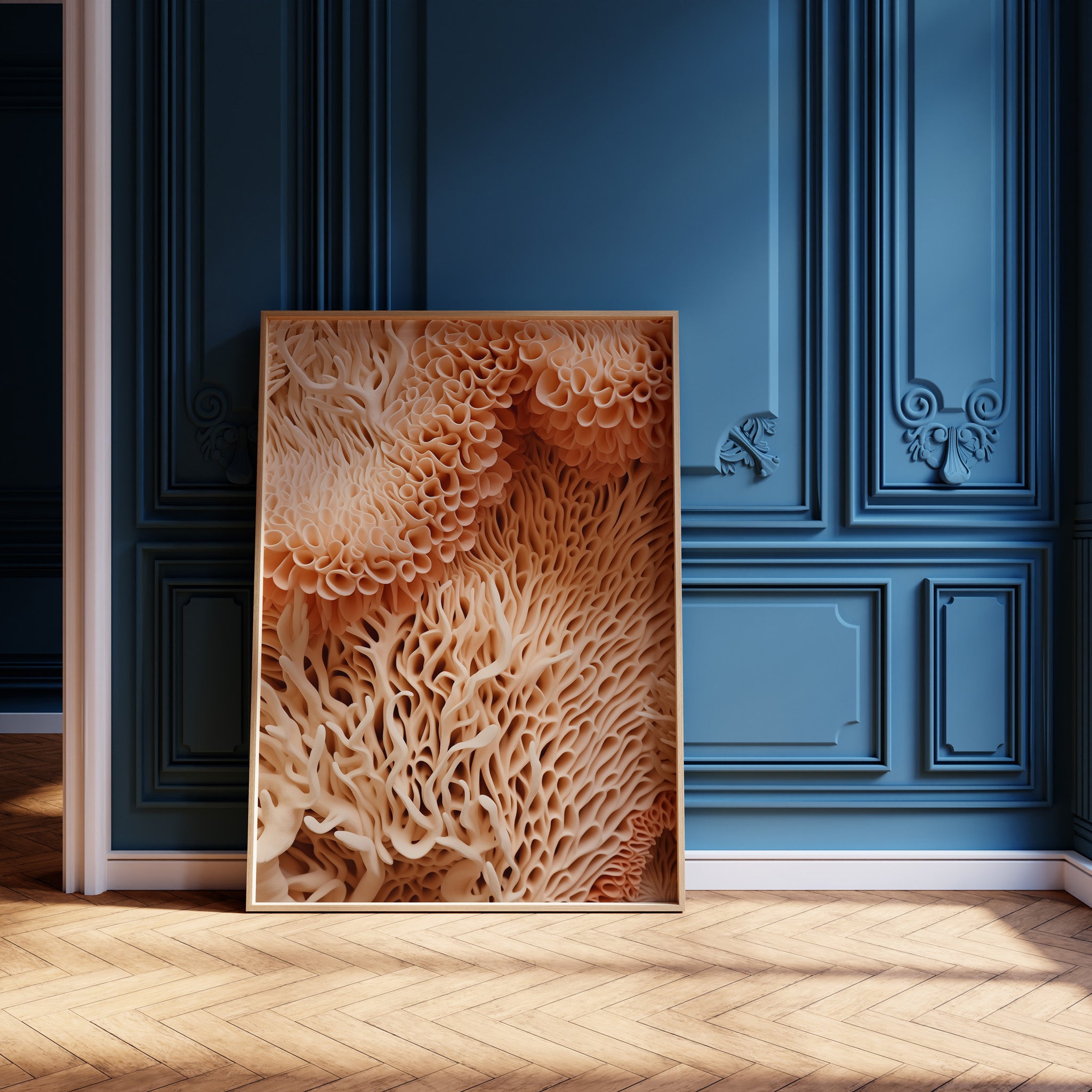 Design Concept No. 12 for Coral Forest Symphony Modern Poster Art