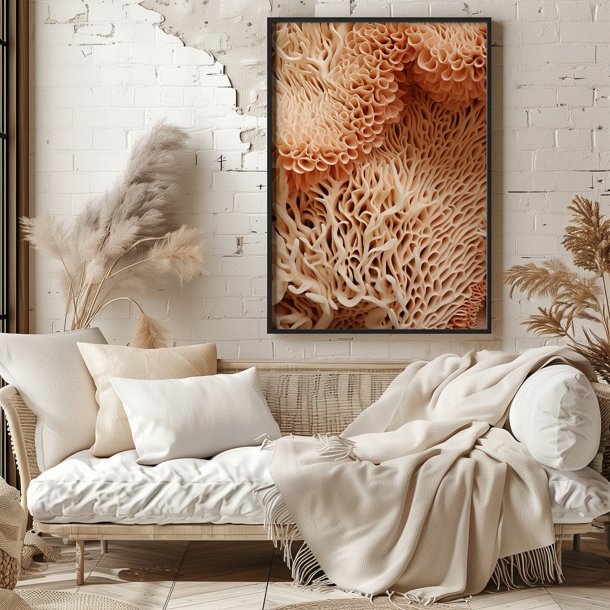 Design Concept No. 29 for Coral Forest Symphony Modern Poster Art