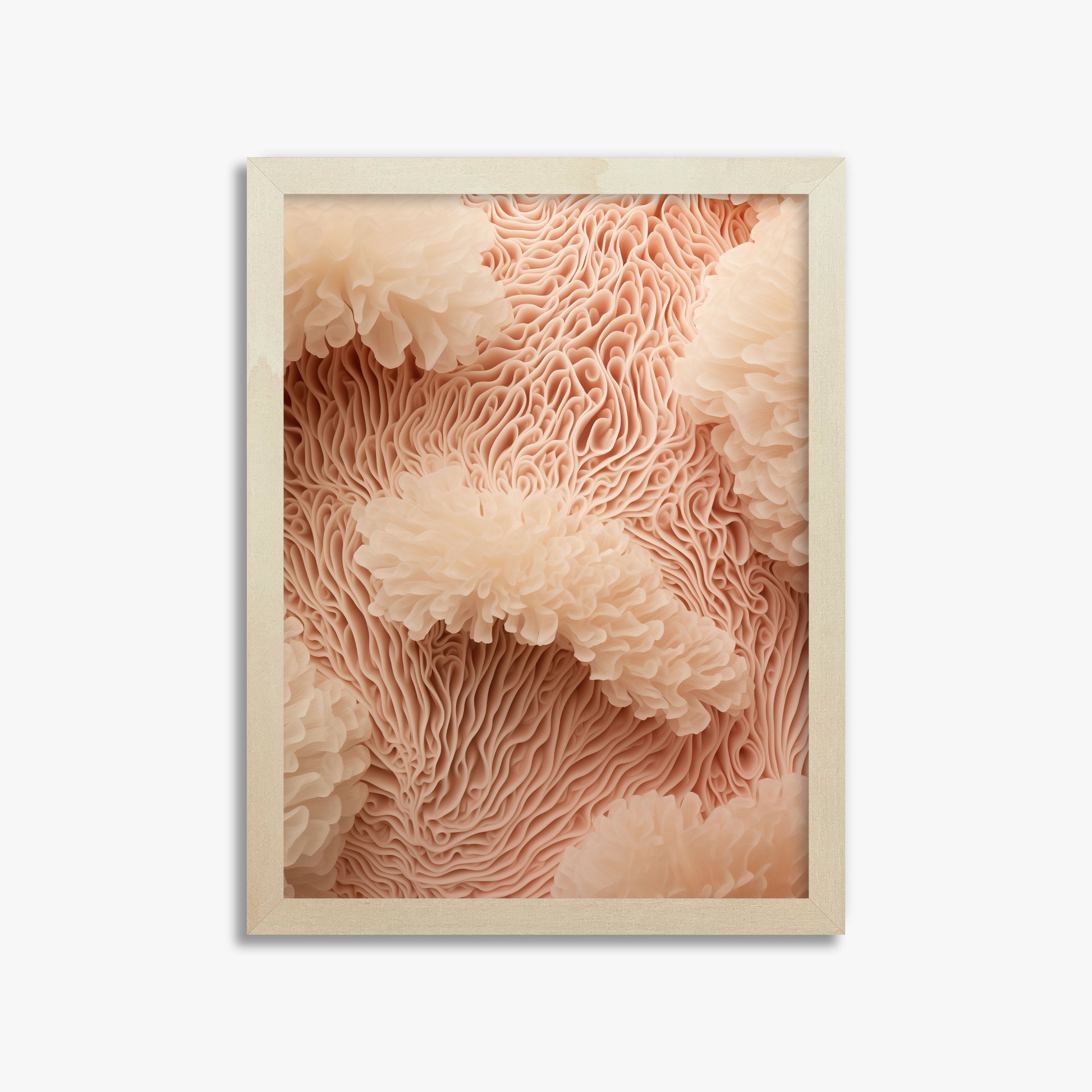 Anemone Dream, 30x40cm Framed Poster With Lime Wood Frame