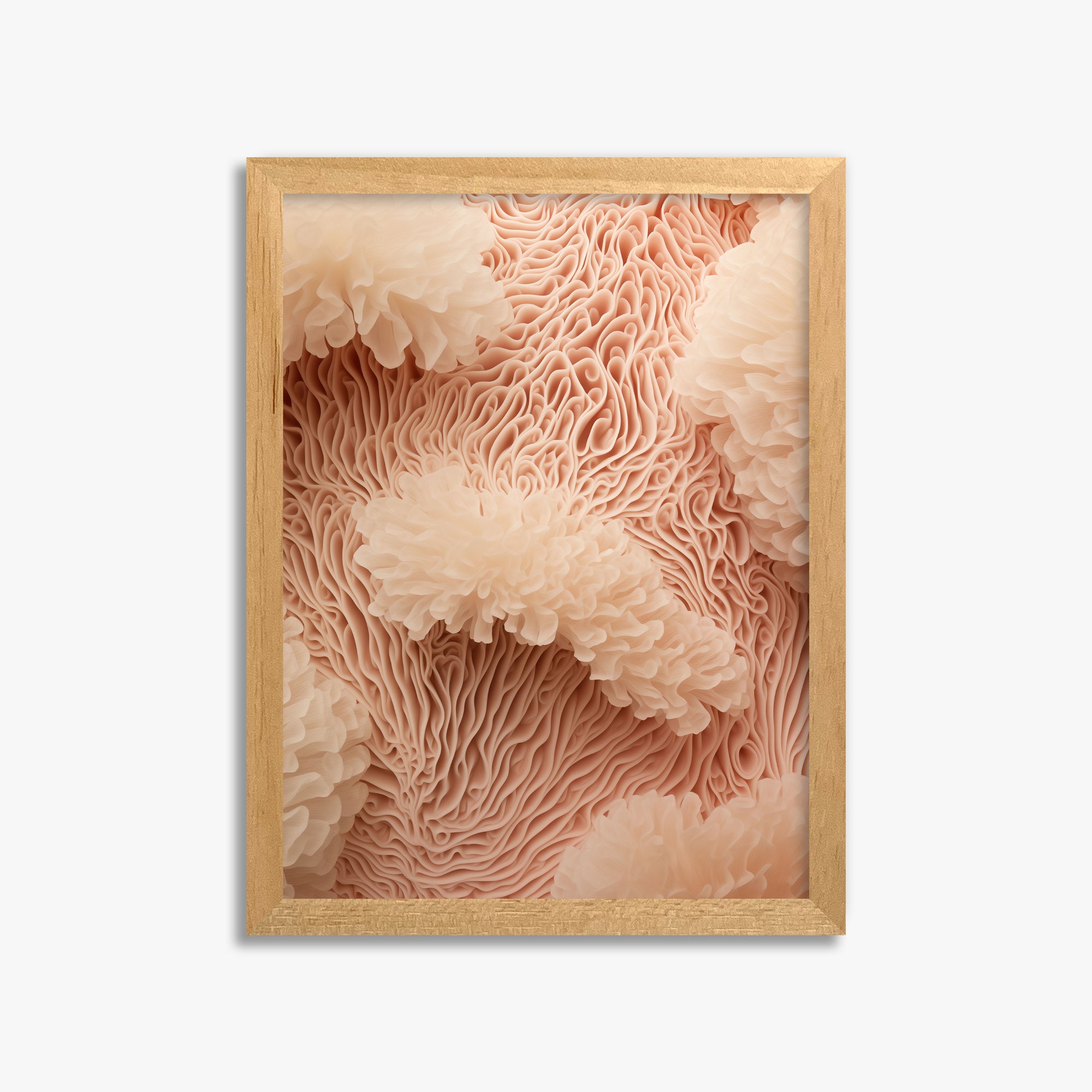 Anemone Dream, 30x40cm Framed Poster With Oak Frame