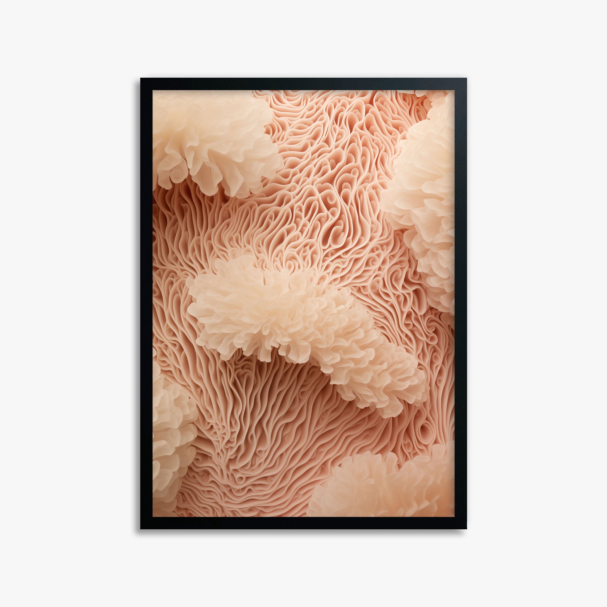 Anemone Dream, 50x70cm Framed Poster With Black Frame
