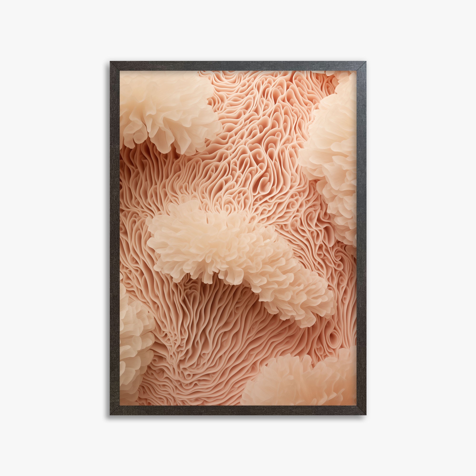 Anemone Dream, 50x70cm Framed Poster With Espresso Frame