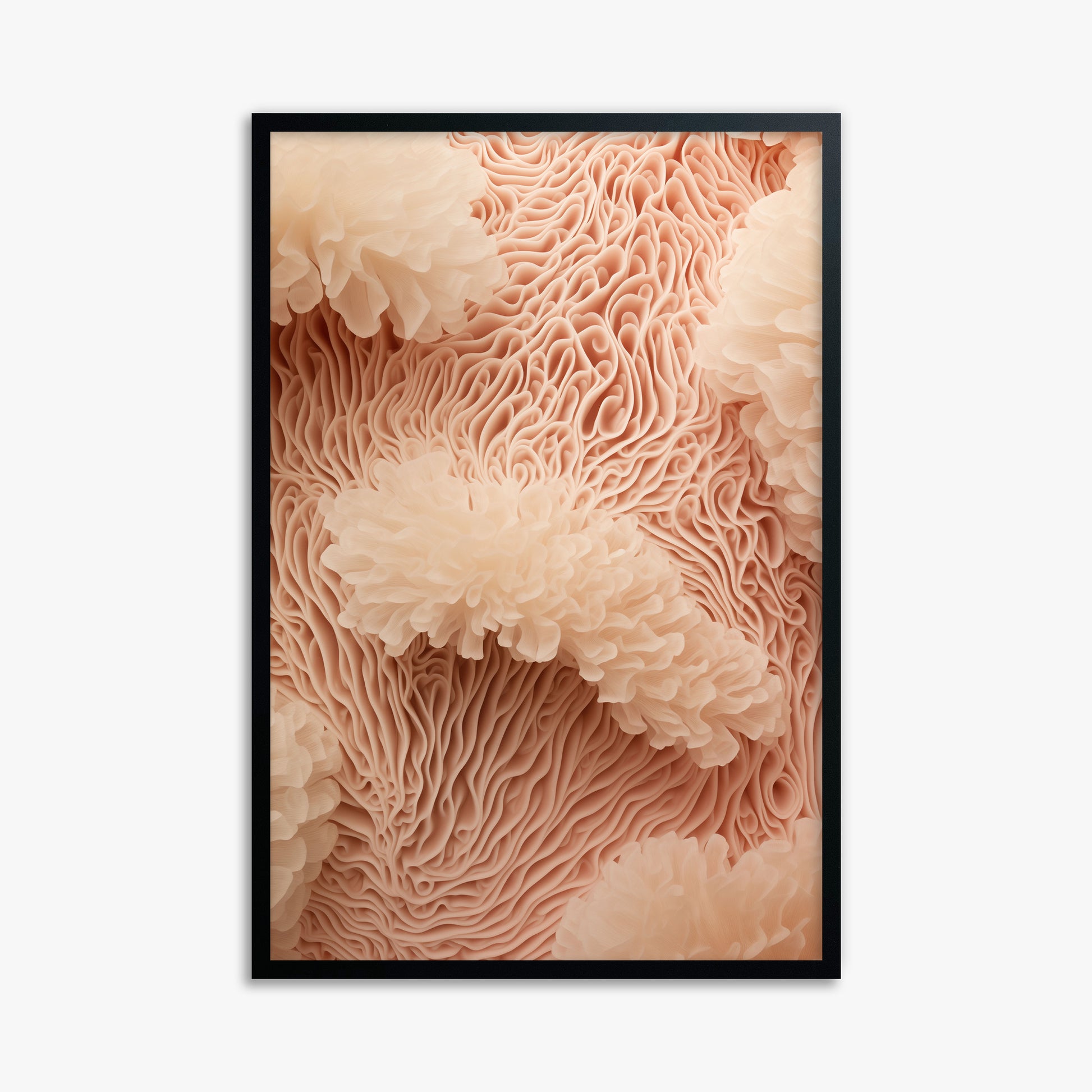 Anemone Dream, 61x91cm Framed Poster With Black Frame