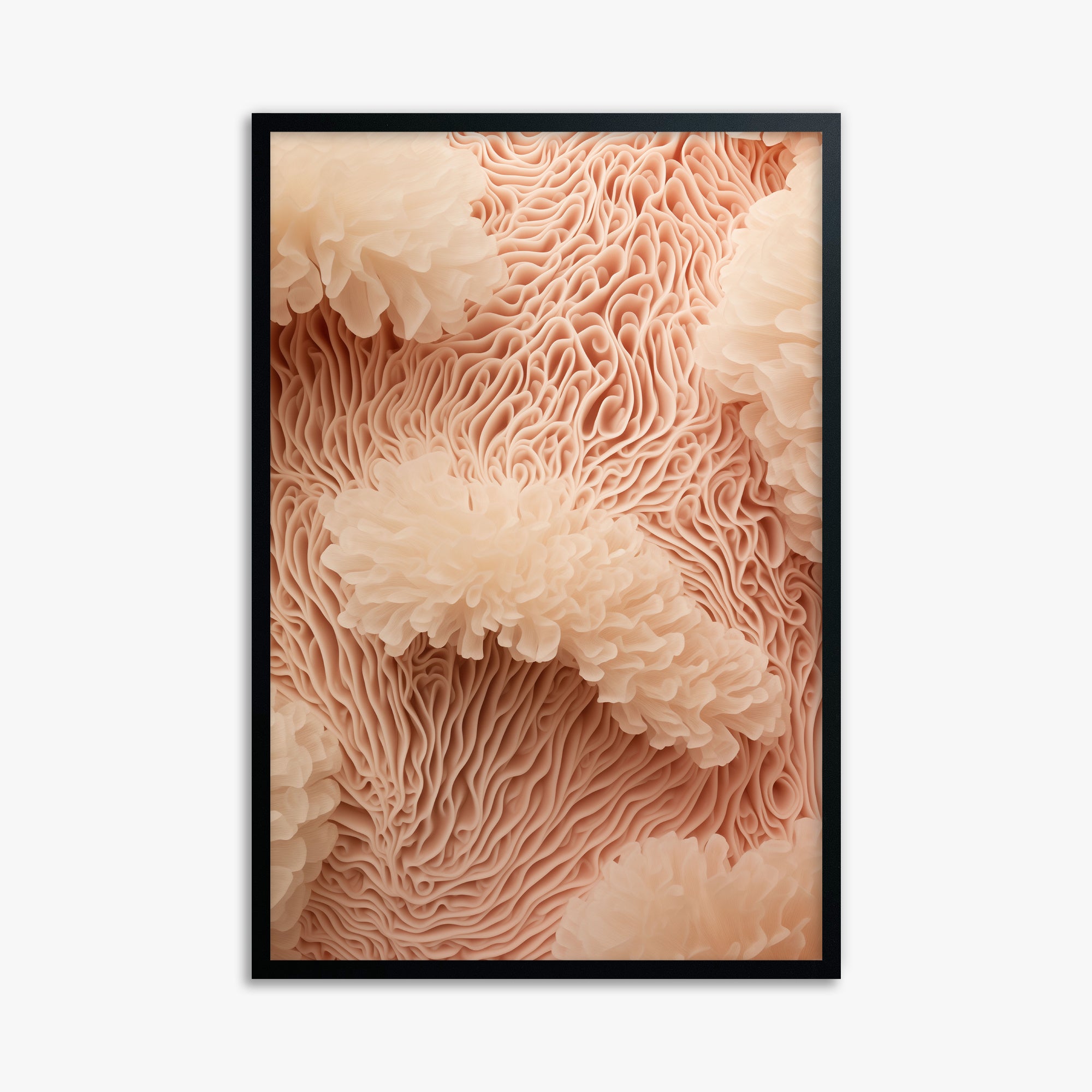Anemone Dream, 61x91cm Framed Poster With Black Frame