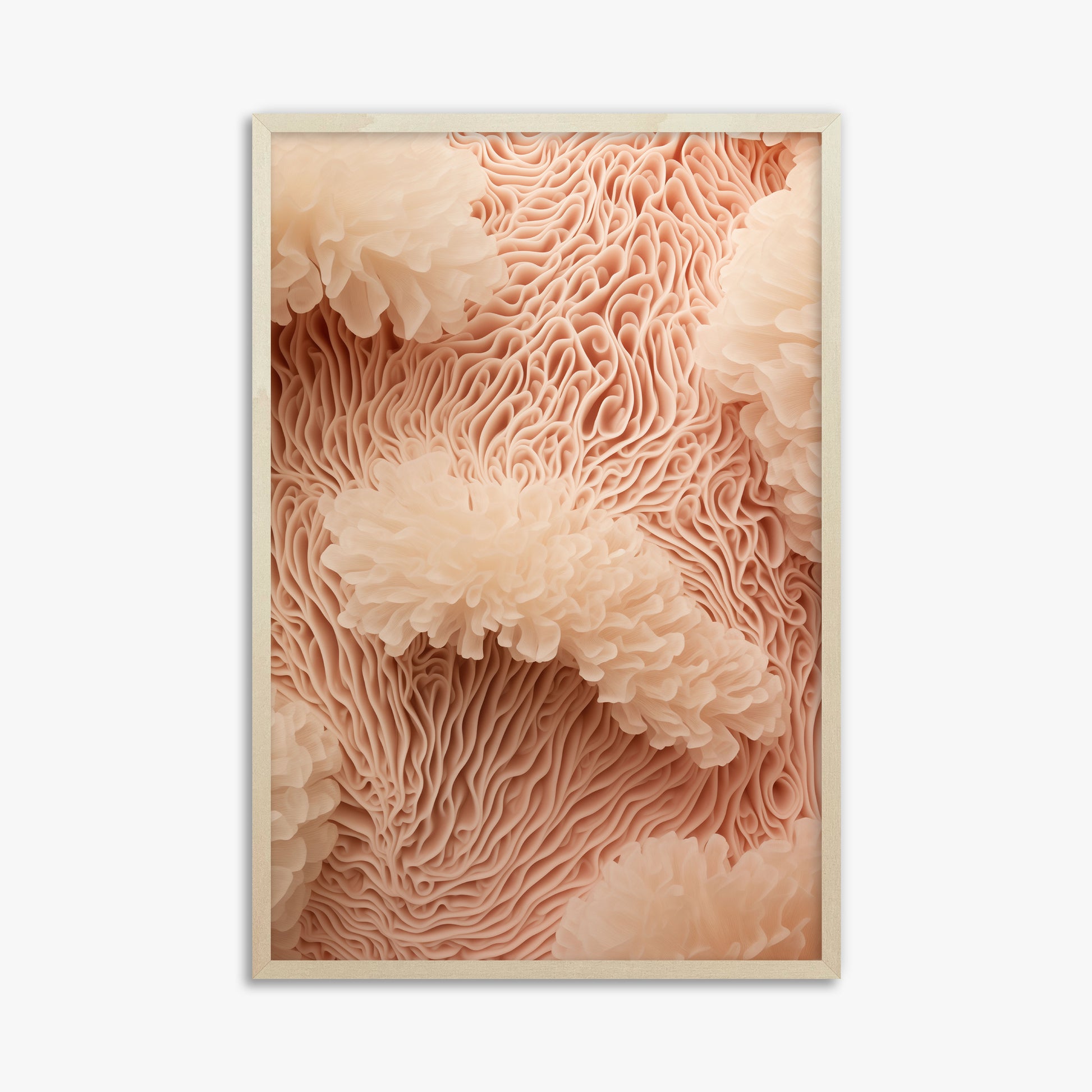 Anemone Dream, 61x91cm Framed Poster With Lime Wood Frame