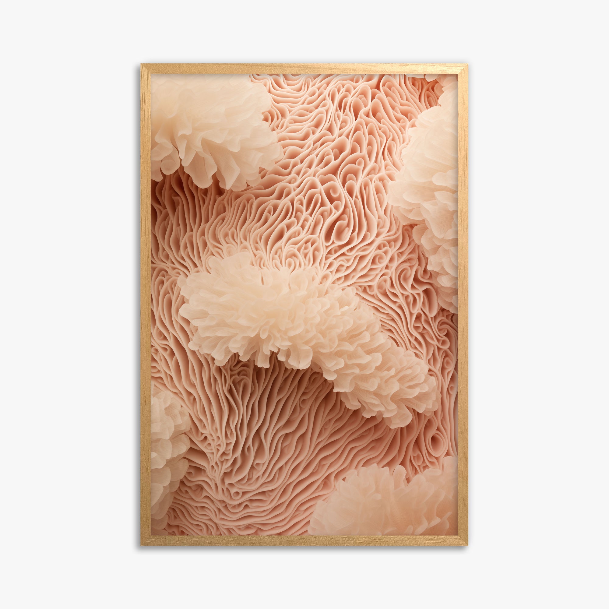 Anemone Dream, 61x91cm Framed Poster With Oak Frame