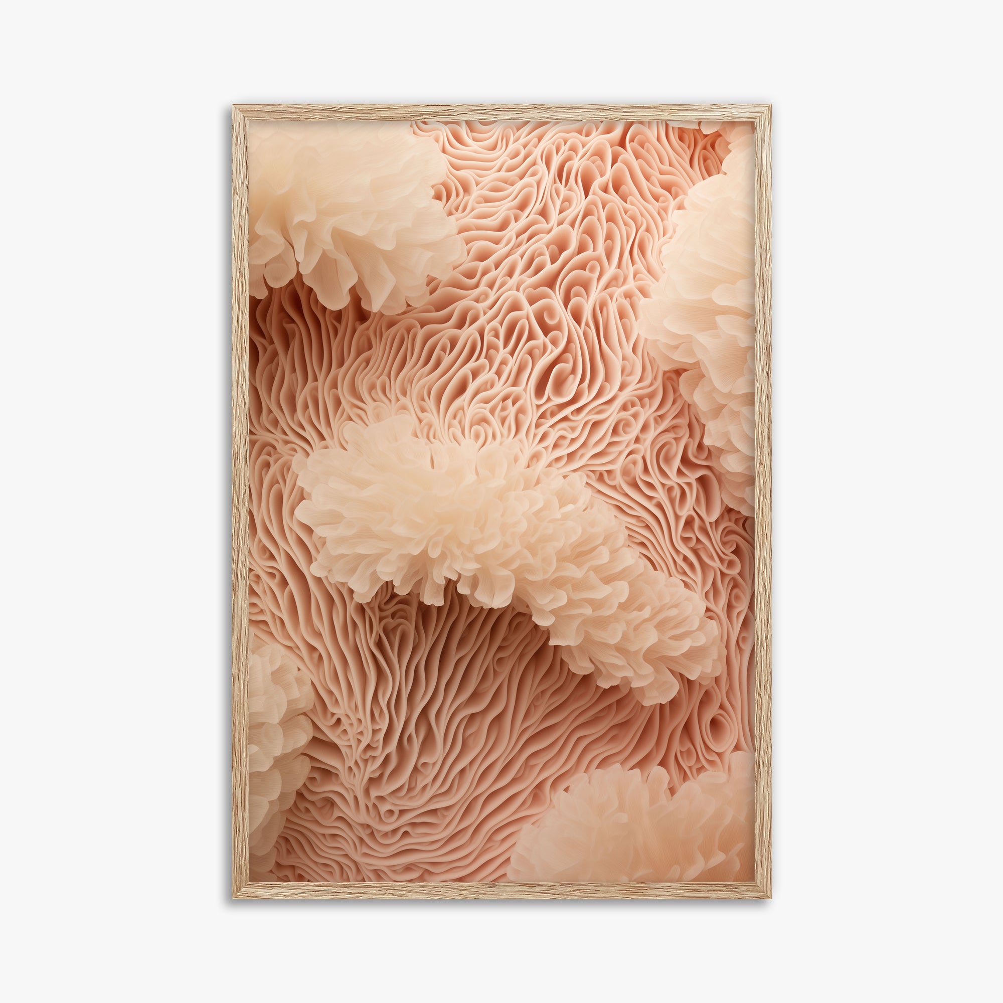 Anemone Dream, 61x91cm Framed Poster With Raw Oak Frame