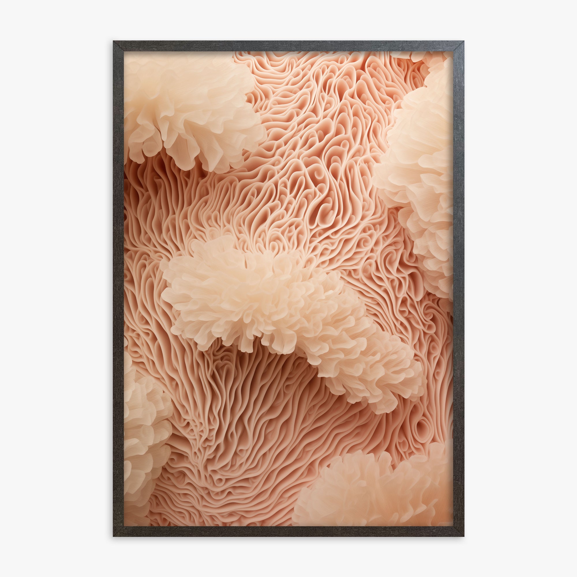 Anemone Dream, 70x100cm Framed Poster With Espresso Frame