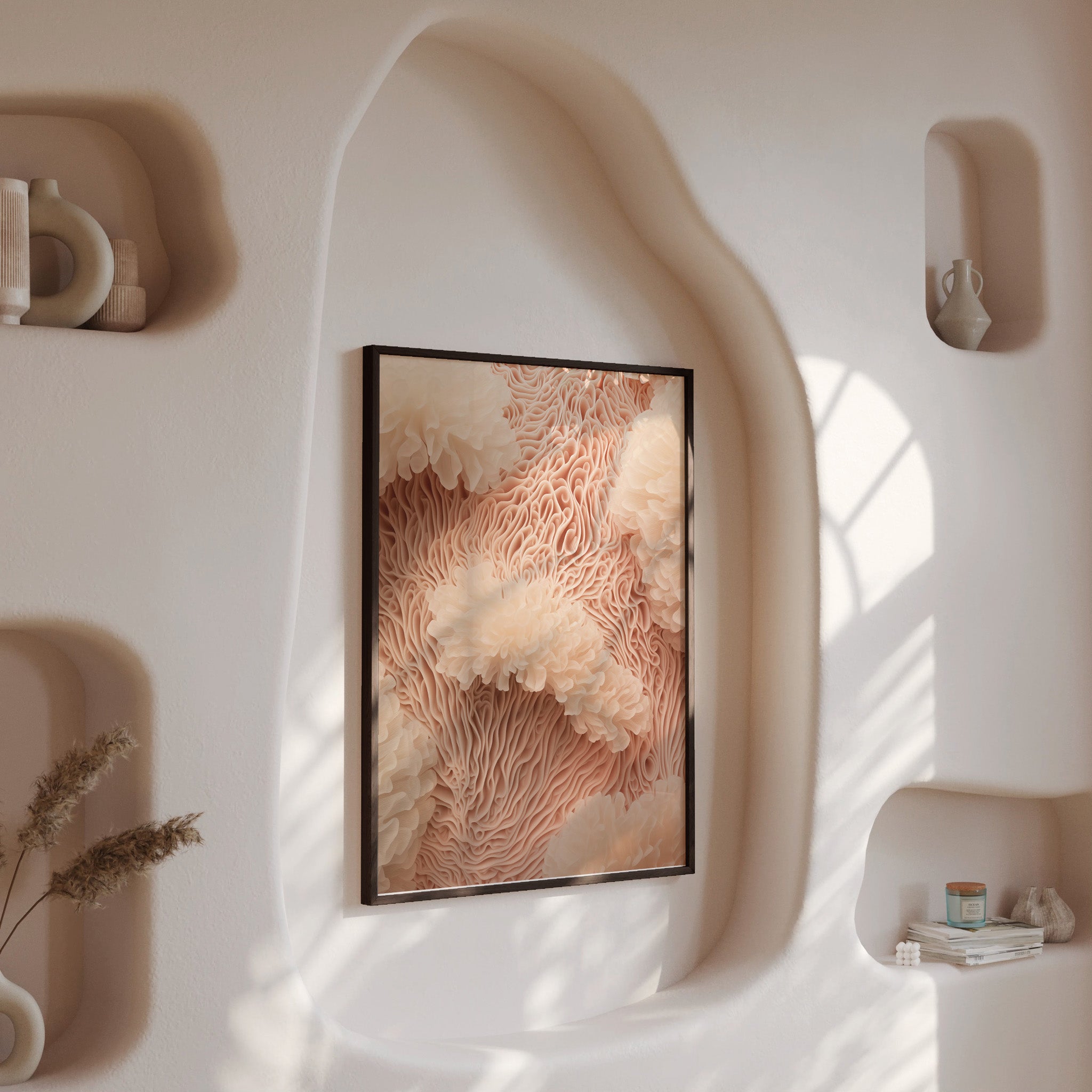 Design Concept No. 13 for Anemone Dream Modern Poster Art