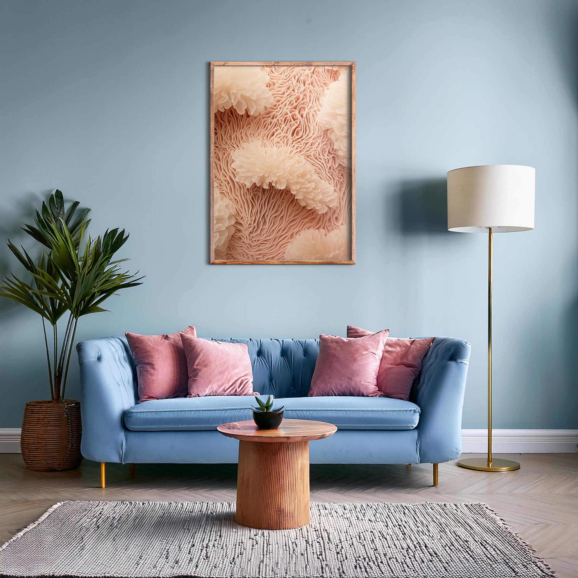 Design Concept No. 28 for Anemone Dream Modern Poster Art