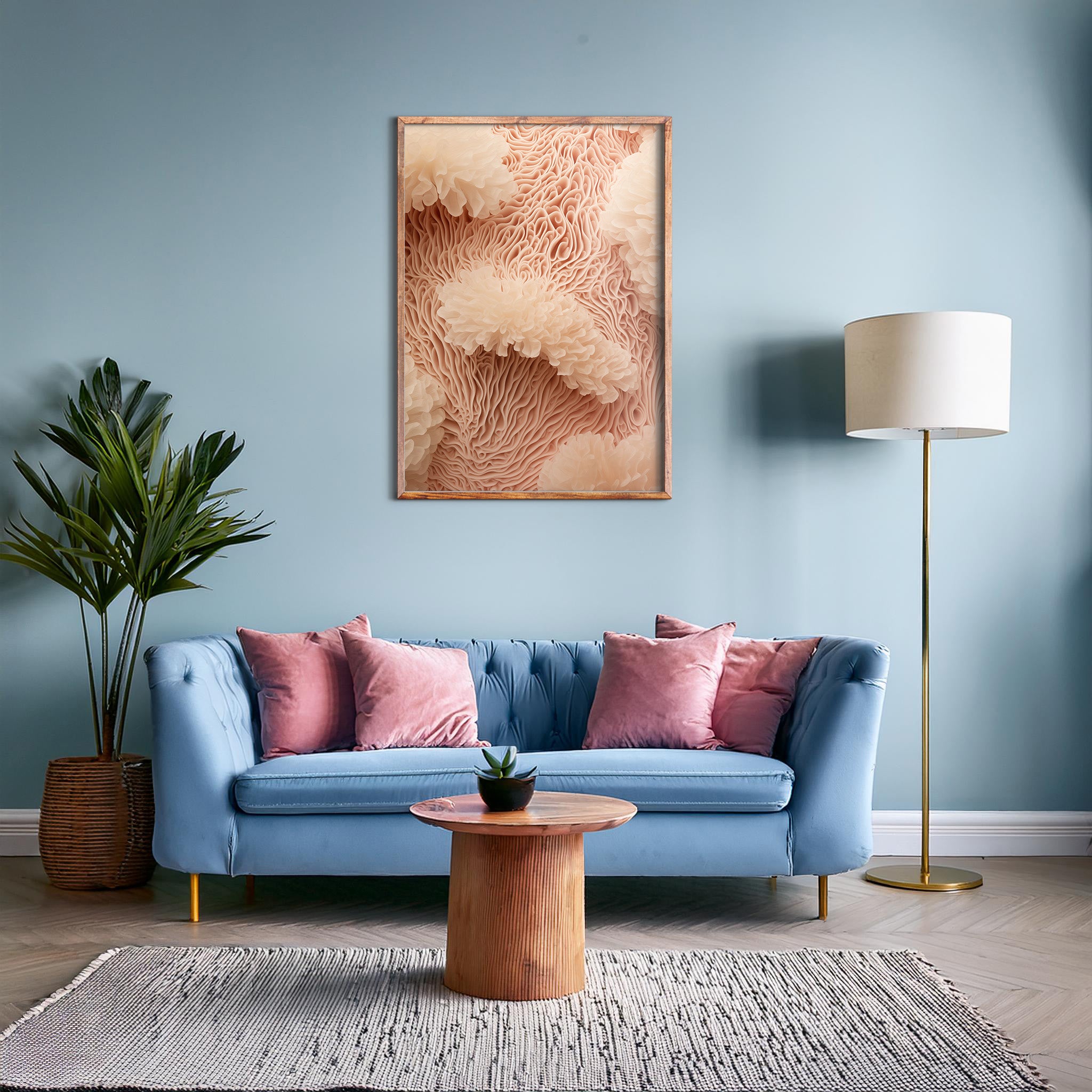 Design Concept No. 28 for Anemone Dream Modern Poster Art