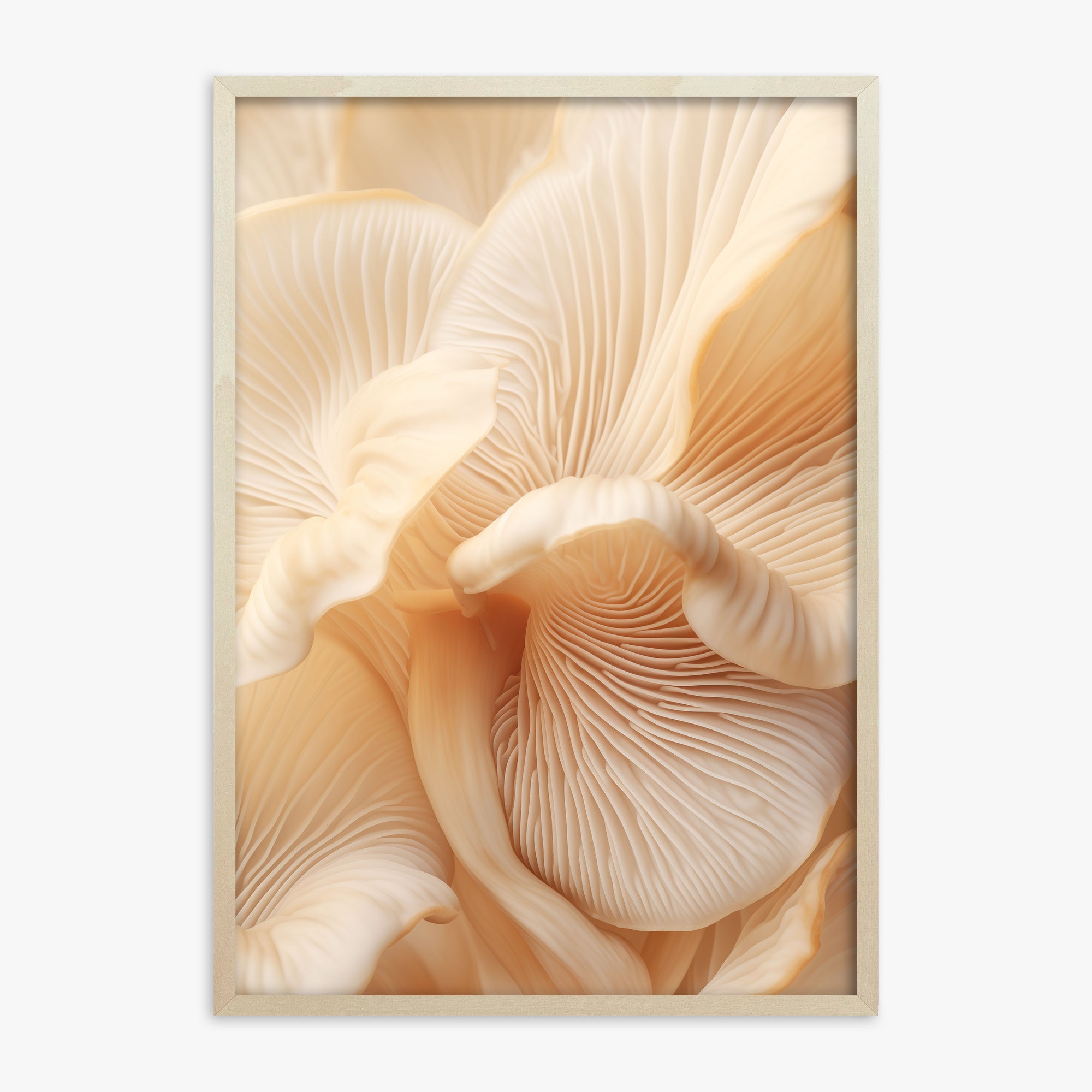 Velvet Currents, 70x100cm Framed Poster With Lime Wood Frame