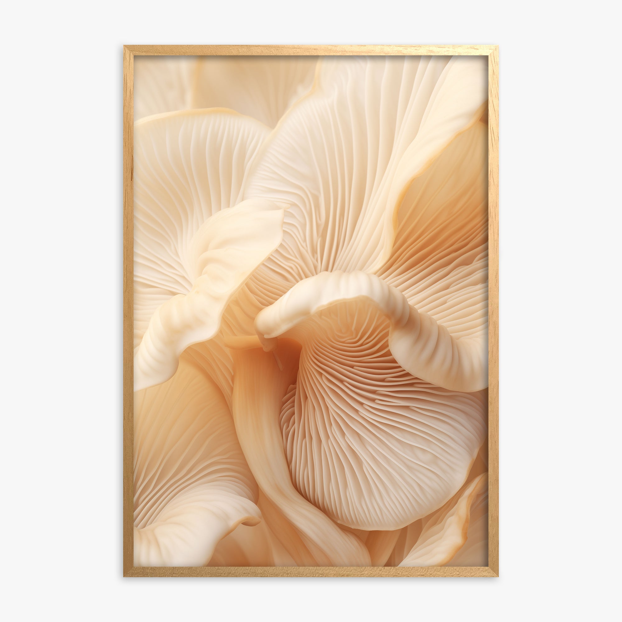 Velvet Currents, Oak Framed Poster With Oak Frame