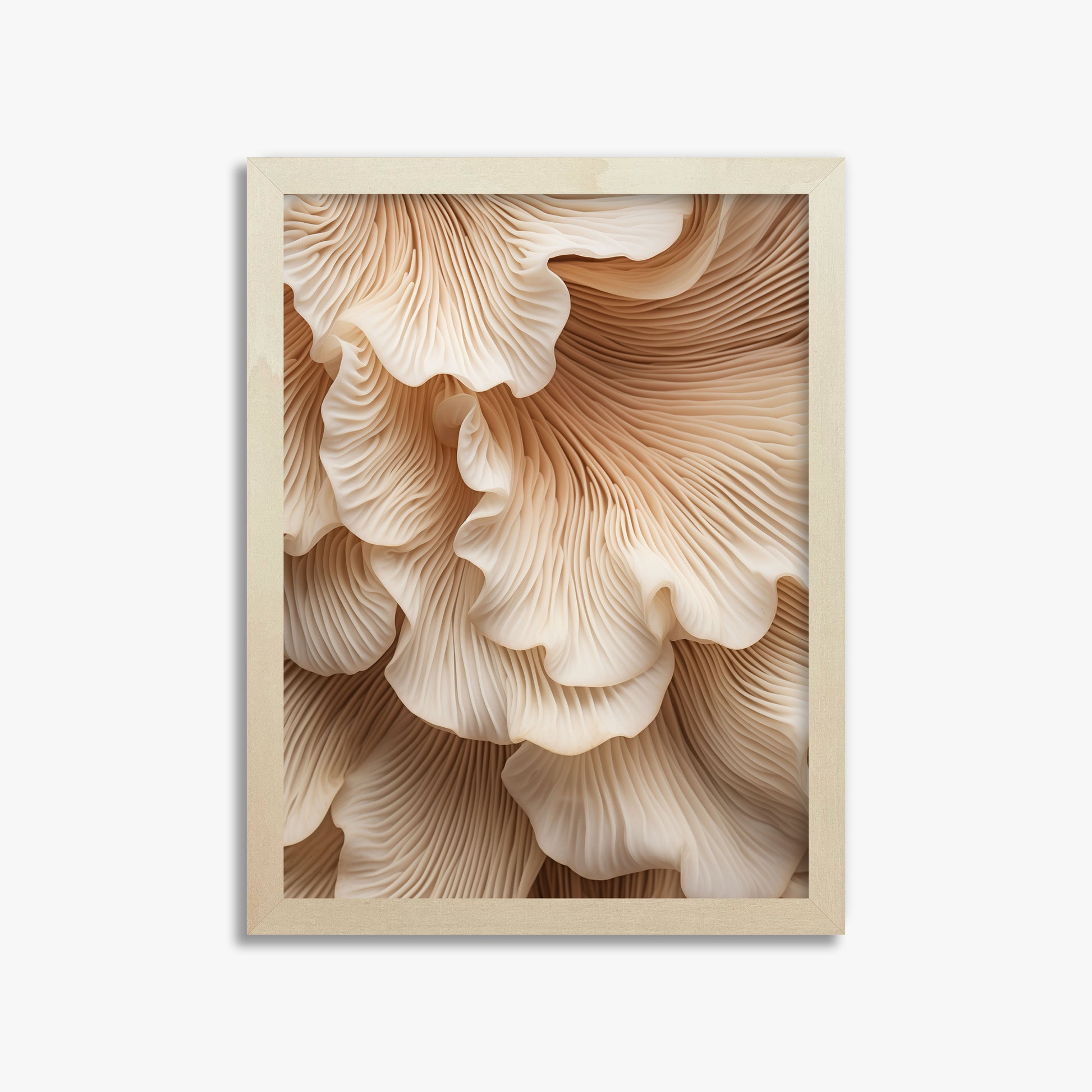 Organic Ripples, 30x40cm Framed Poster With Lime Wood Frame