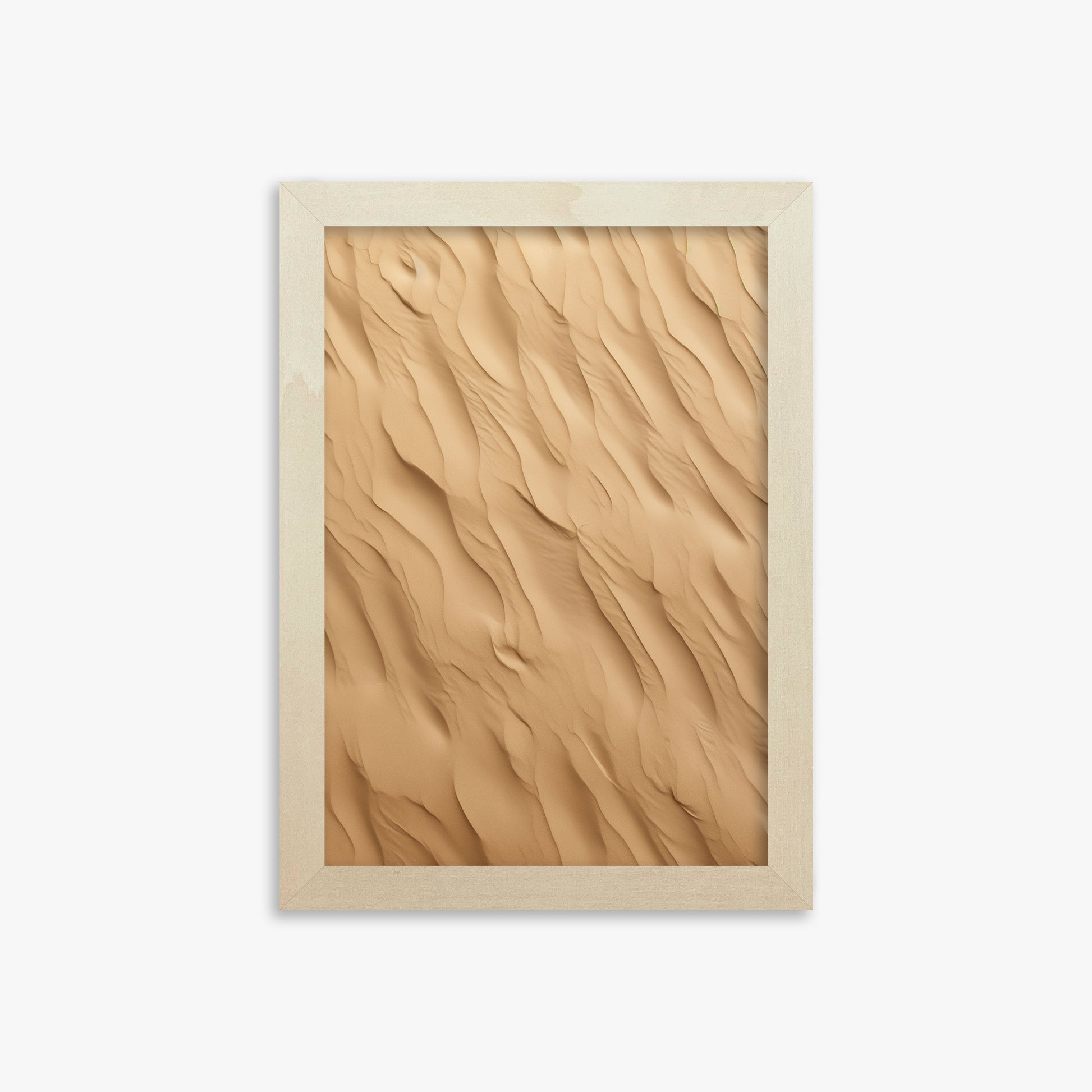 Golden Dunes Cascade, 21x30cm Framed Poster With Lime Wood Frame