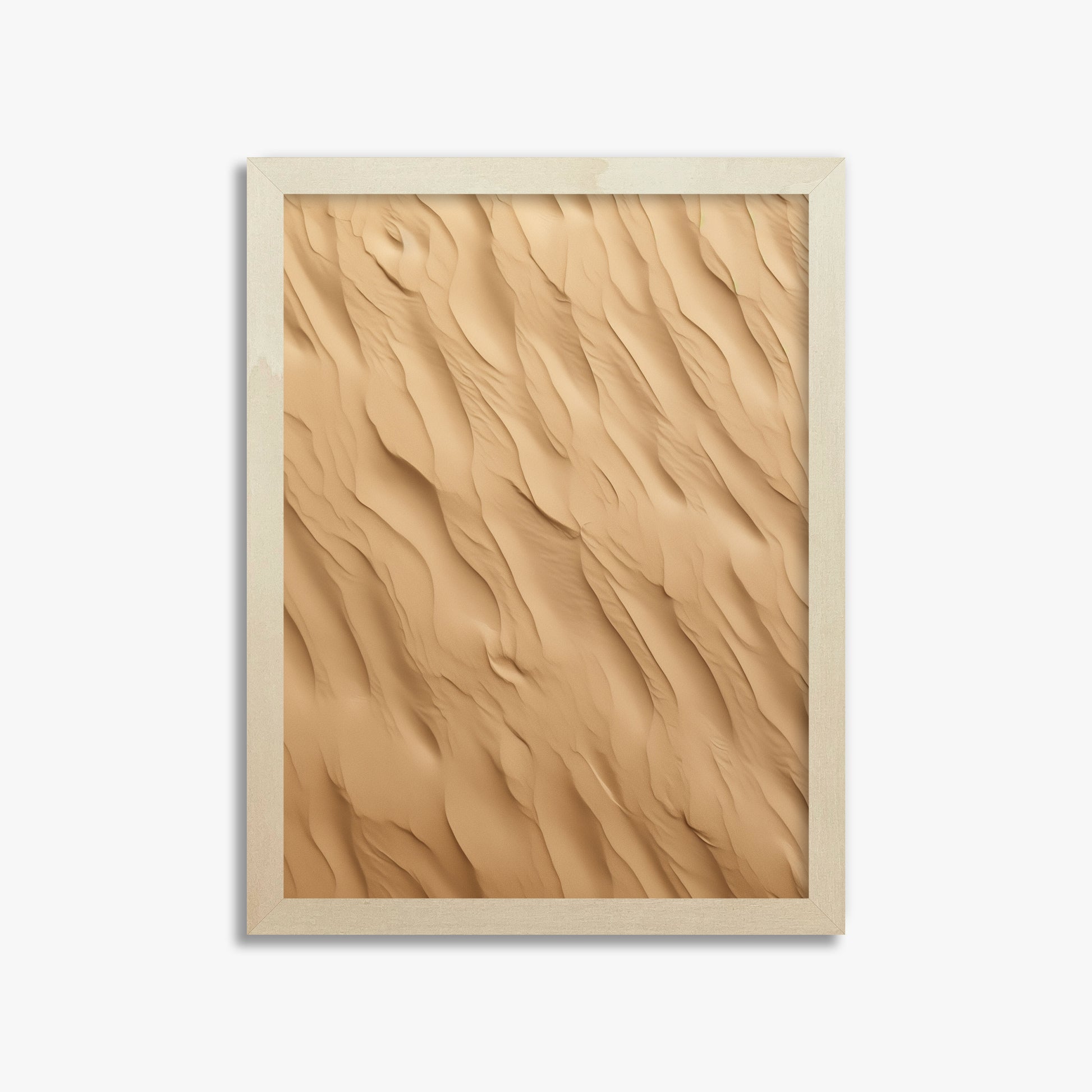 Golden Dunes Cascade, 30x40cm Framed Poster With Lime Wood Frame