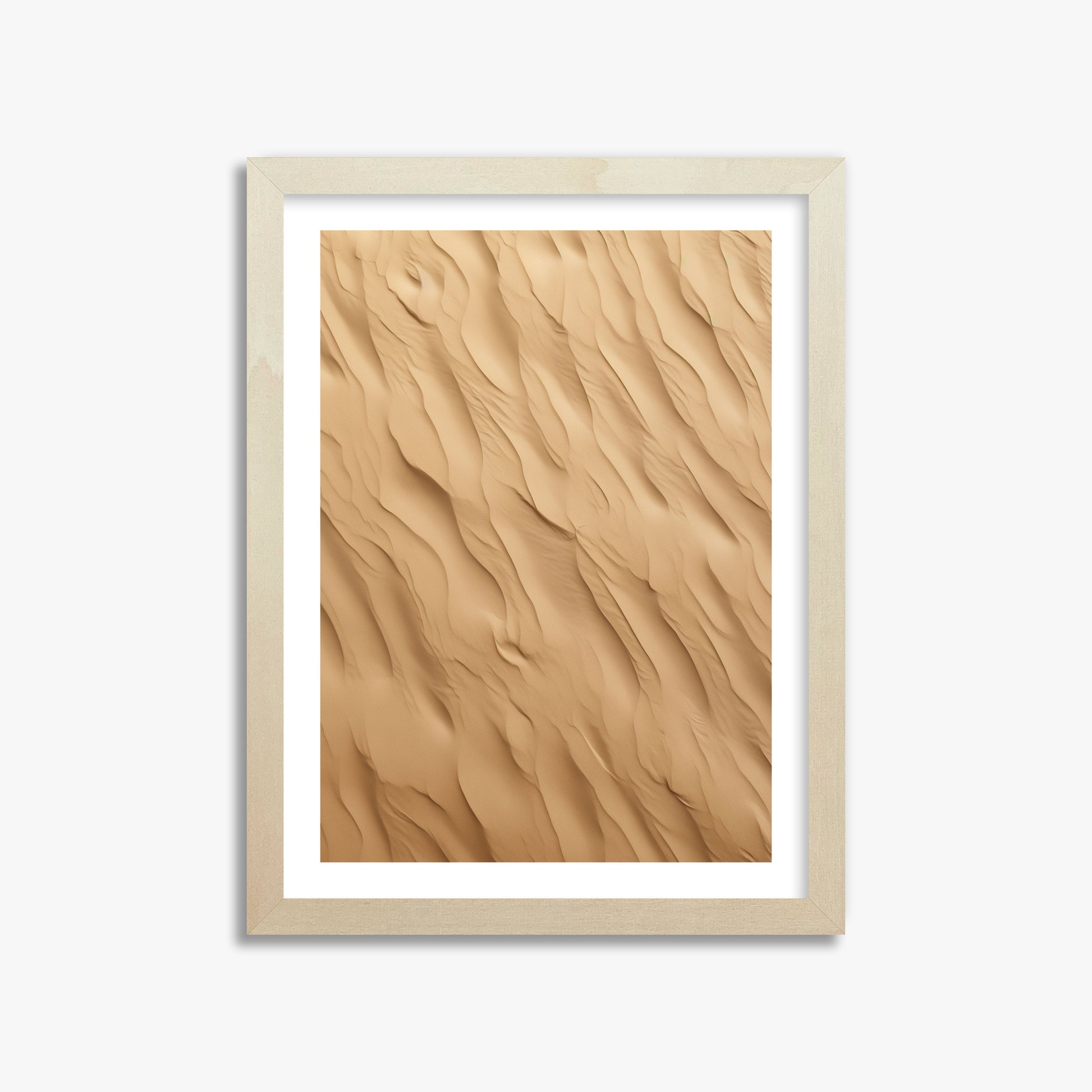 Golden Dunes Cascade, 30x40cm Framed Poster With Lime Wood Frame