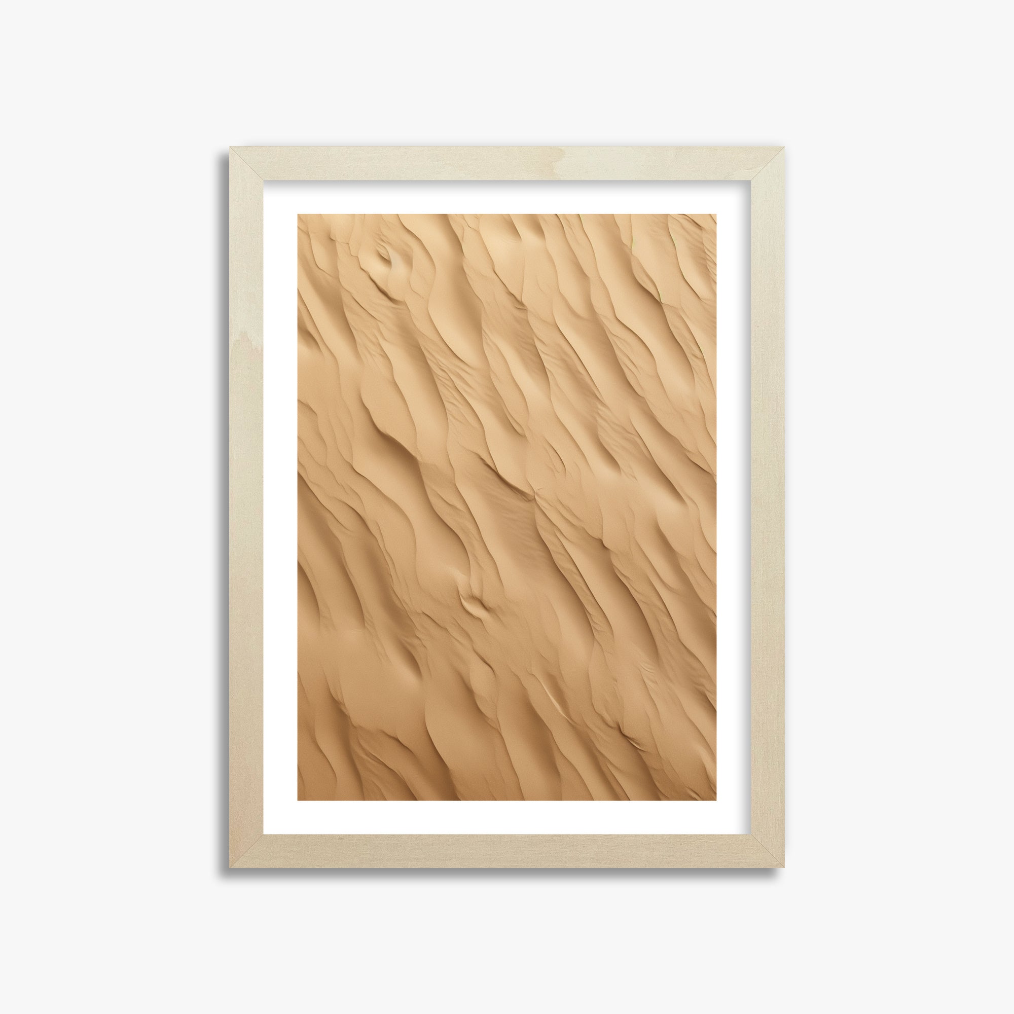 Golden Dunes Cascade, 30x40cm Framed Poster With Lime Wood Frame