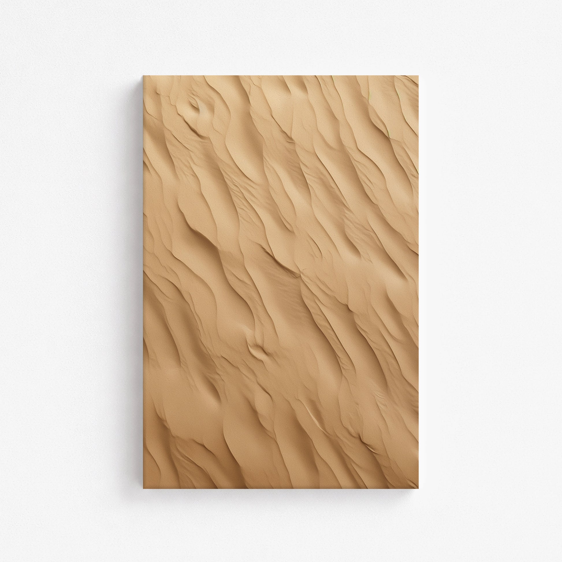 Golden Dunes Cascade, 61x91cm Satin Canvas Poster