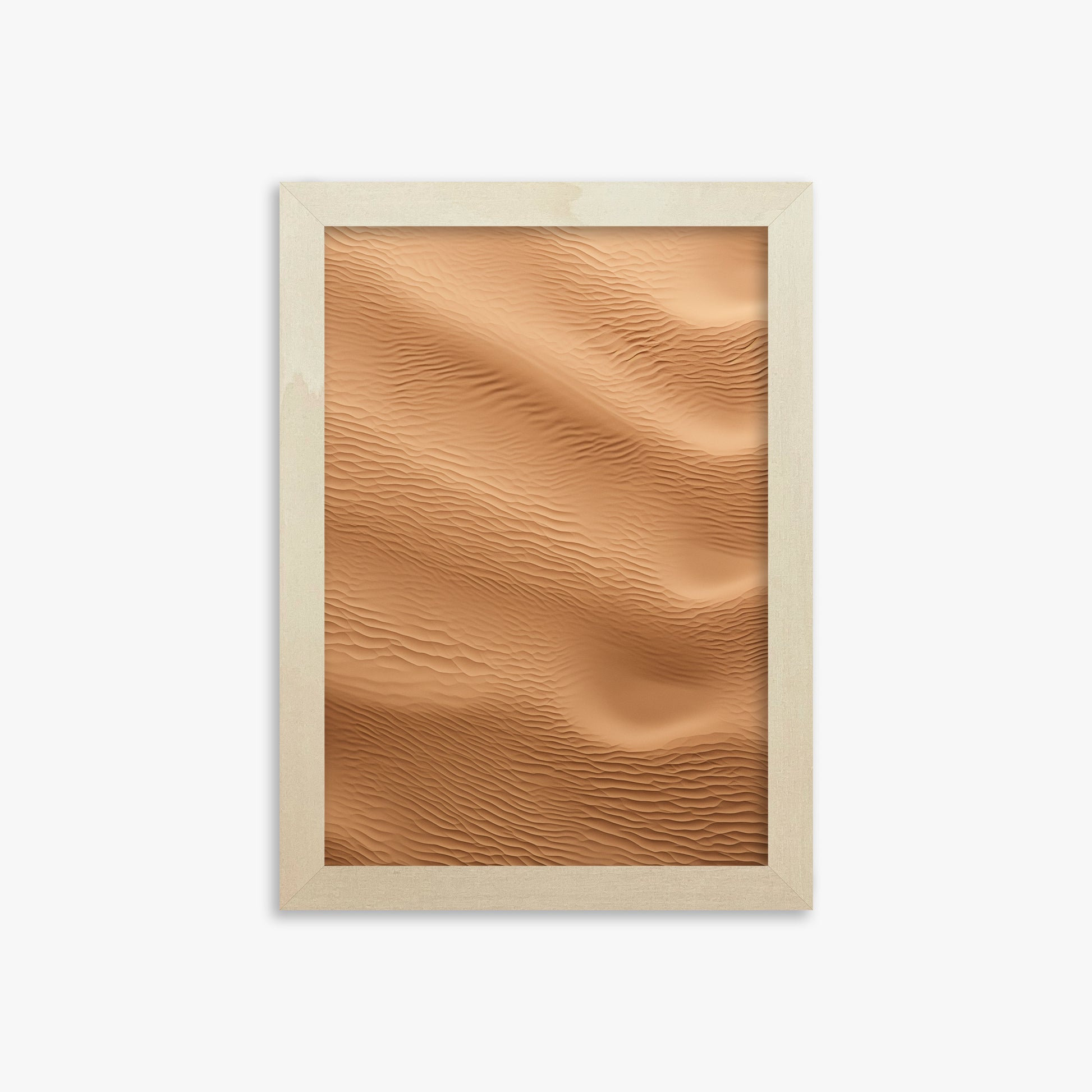 Micro Dunes, 21x30cm Framed Poster With Lime Wood Frame