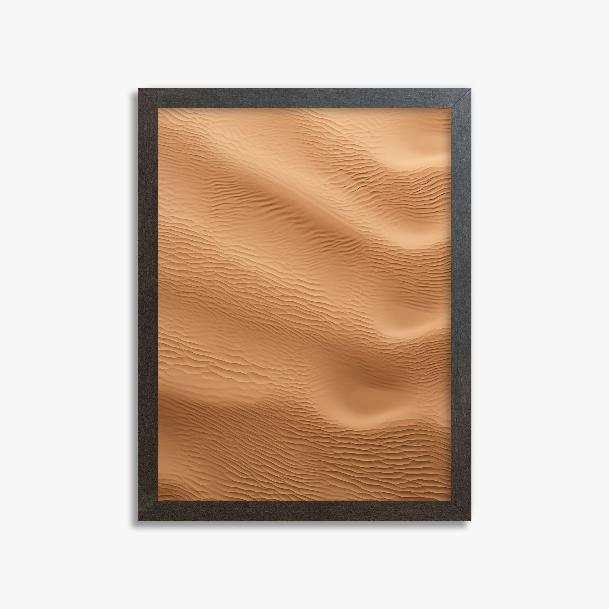 Micro Dunes, 30x40cm Framed Poster With Espresso Frame