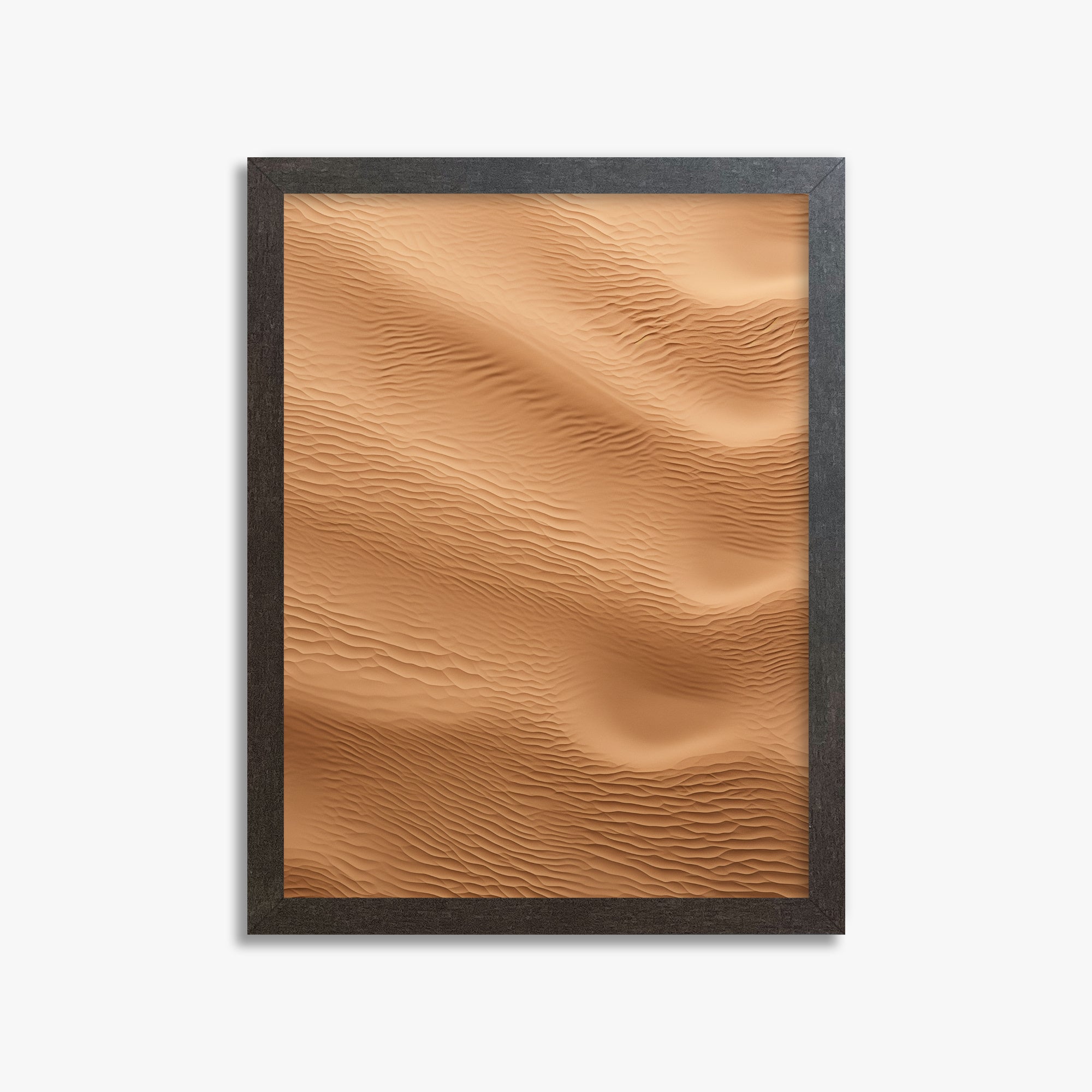 Micro Dunes, 30x40cm Framed Poster With Espresso Frame